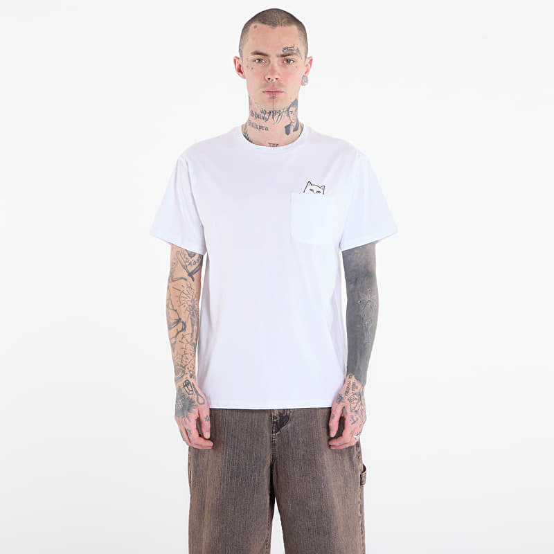 Tričko RIPNDIP Lord Nermal S/S Pocket Tee White