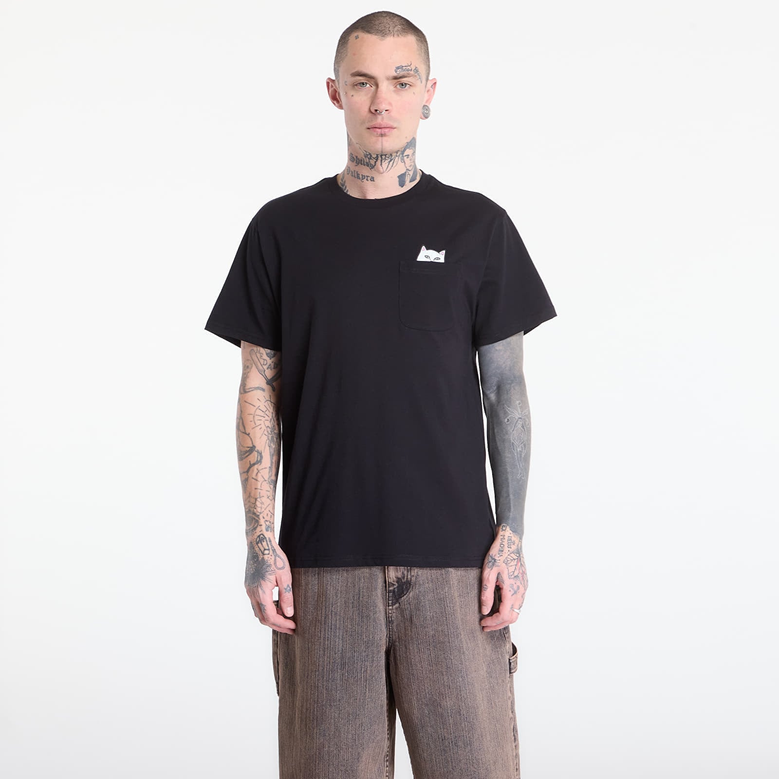 Тениска RIPNDIP Lord Nermal S/S Pocket Tee Black XL