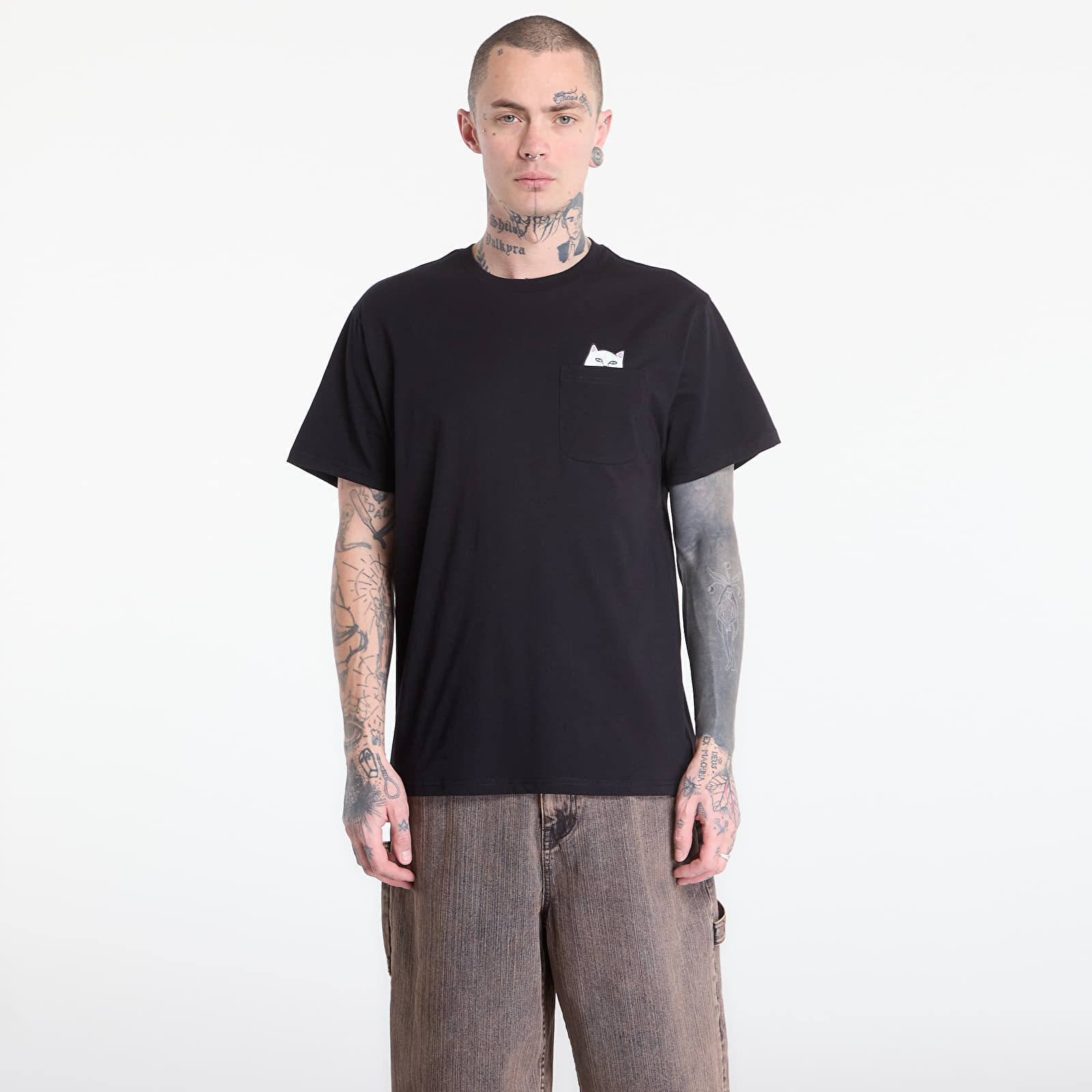 Tričká RIPNDIP Lord Nermal S/S Pocket Tee Black