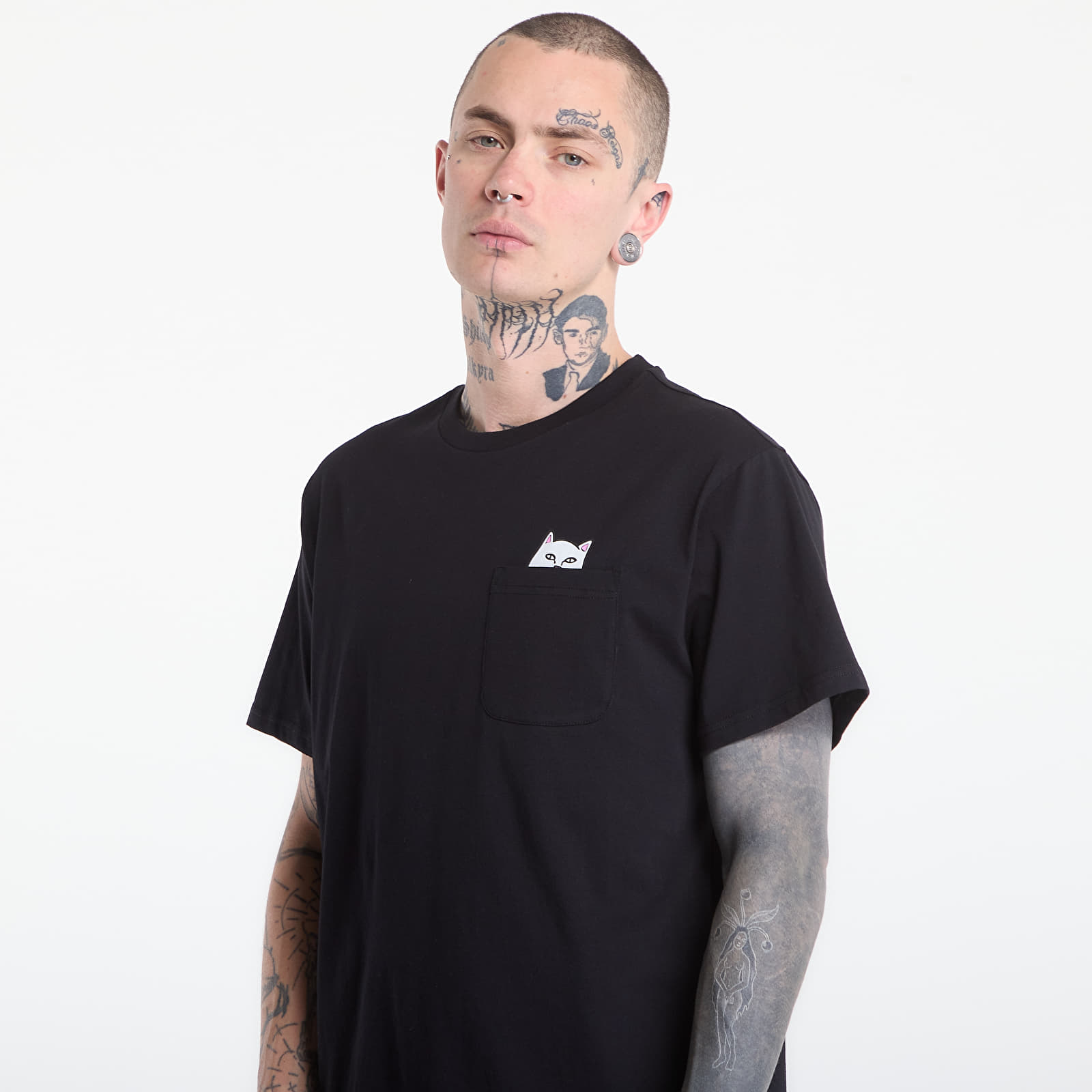 Tričká RIPNDIP Lord Nermal S/S Pocket Tee Black