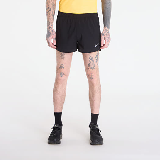 Pantaloncini Nike Fast Men's Dri-FIT 3" Brief-Lined Running Shorts Black/ Black/ Reflective Silv