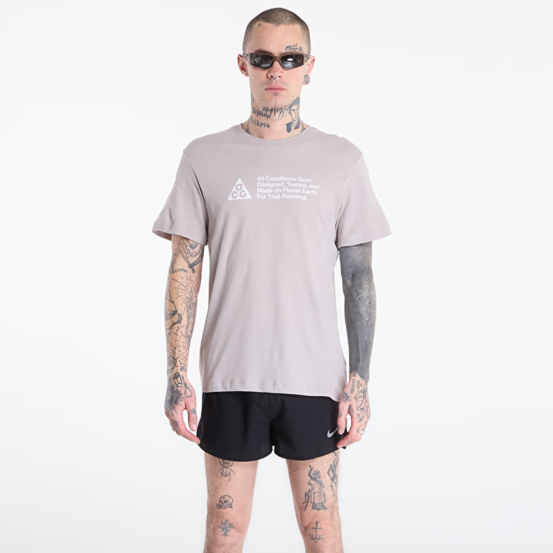Póló Nike ACG Men's Dri-FIT Trail Running T-Shirt College Grey