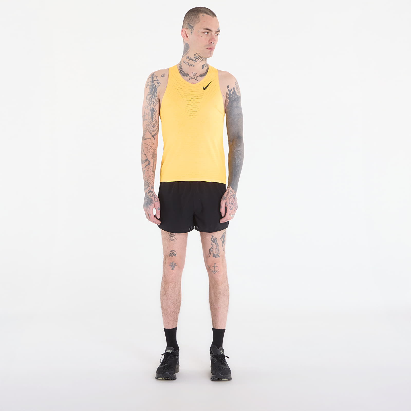 Canotta Nike AeroSwift Men's Dri-FIT ADV Running Singlet Laser Orange/ Black