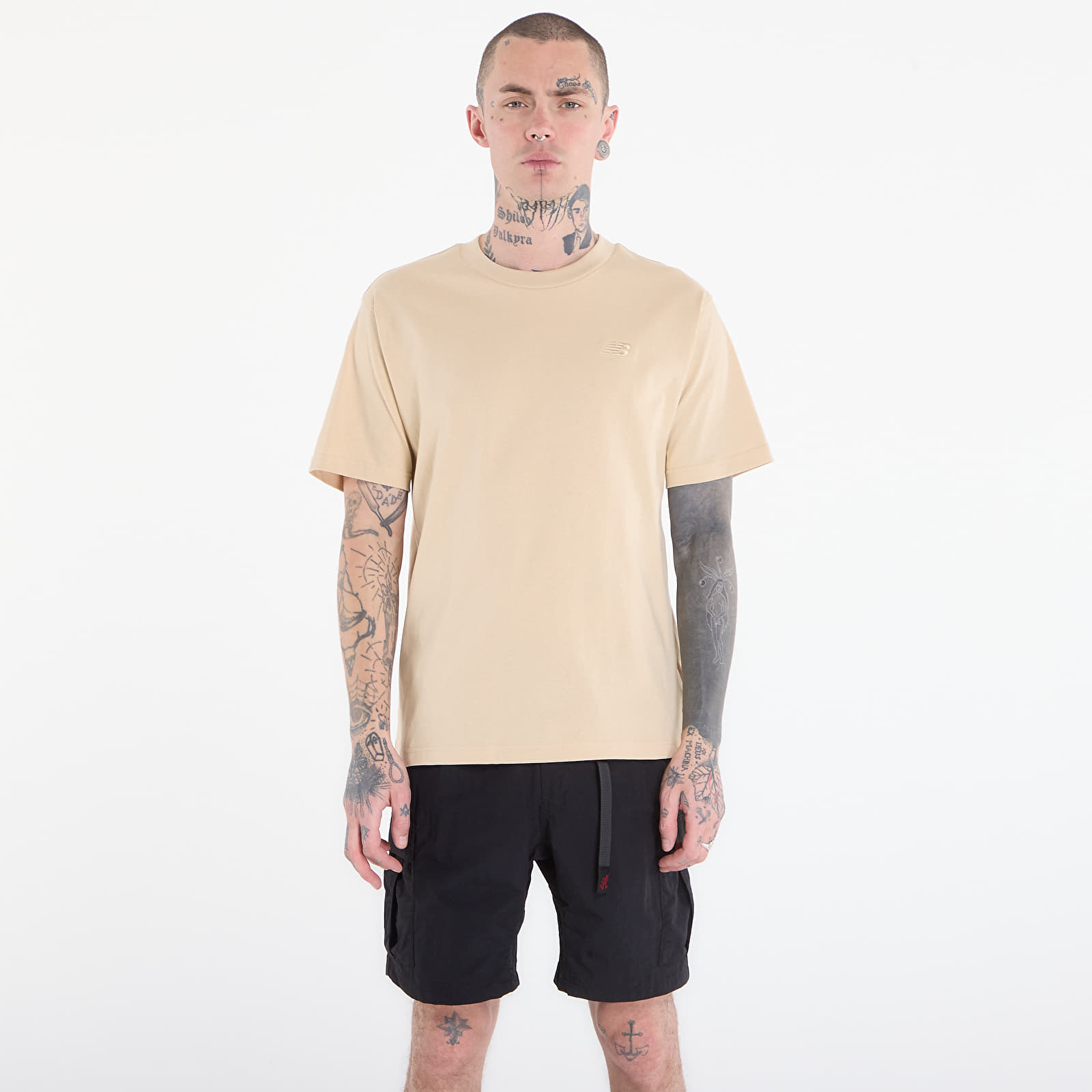 Majice T-shirt New Balance Athletics Cotton T-Shirt Toasted Sesame