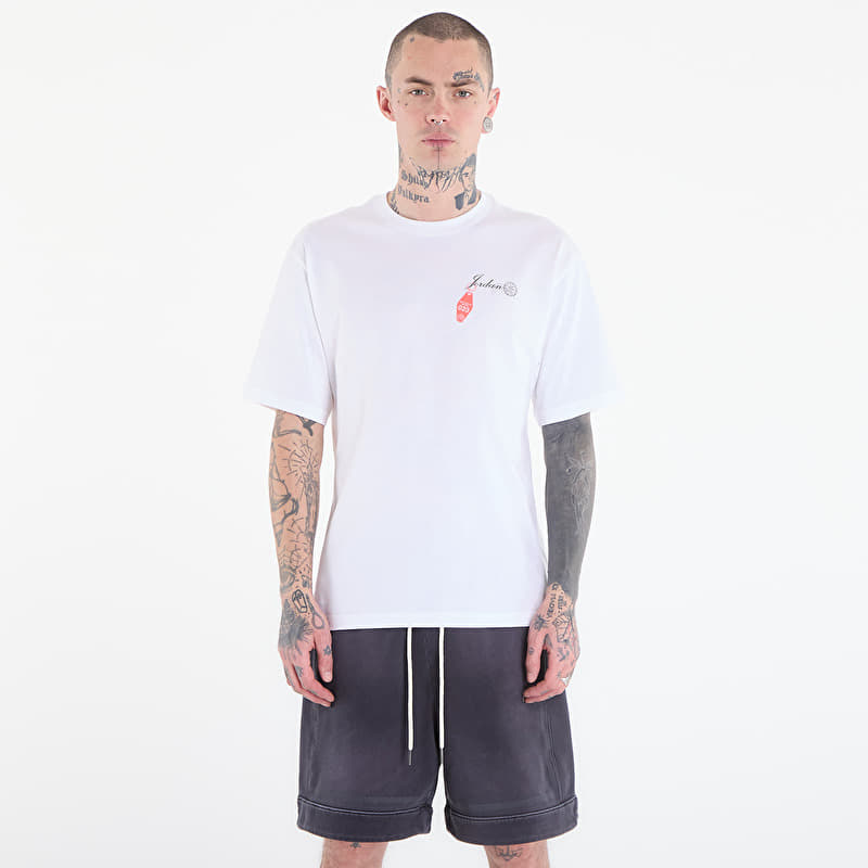 Jordan Men's Graphic T-Shirt White/ Infrared 23
