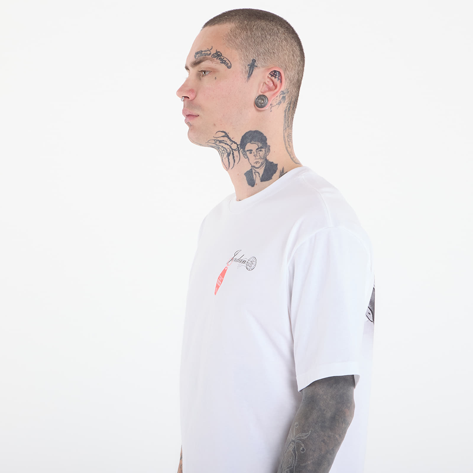 Tričká Jordan Men's Graphic T-Shirt White/ Infrared 23