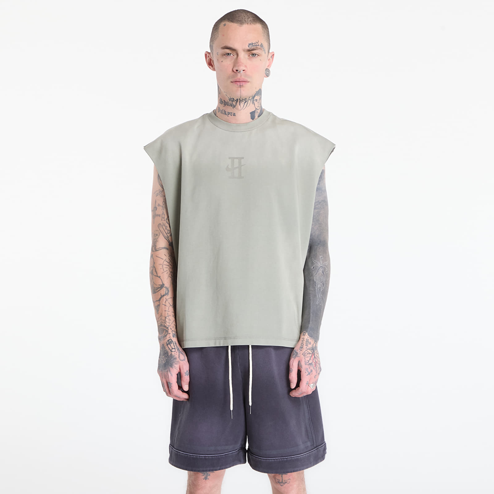 Magliette Nike Book Standard Issue Men's Dri-FIT Sleevleless Game Top Dark Stucco