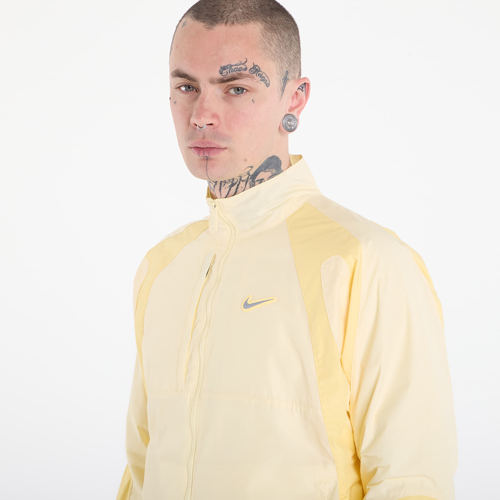 Giacche Nike x NOCTA Northstar Nylon Track Jacket Alabaster/ Lt Laser Orange/ Stealth