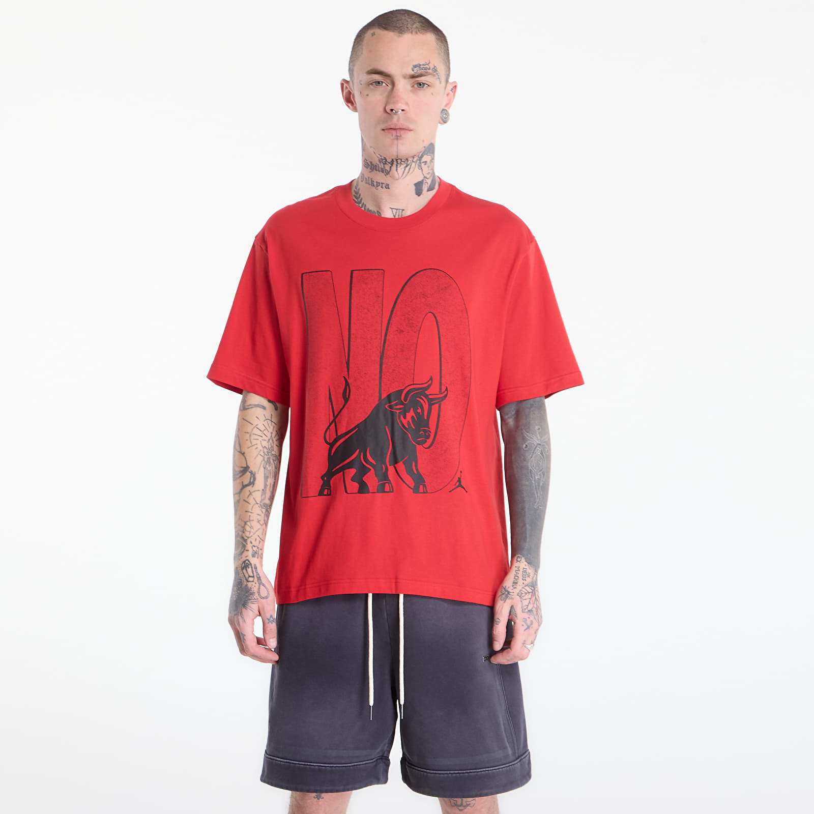Футболки Jordan Brooklyn Men's T-Shirt Fire Red
