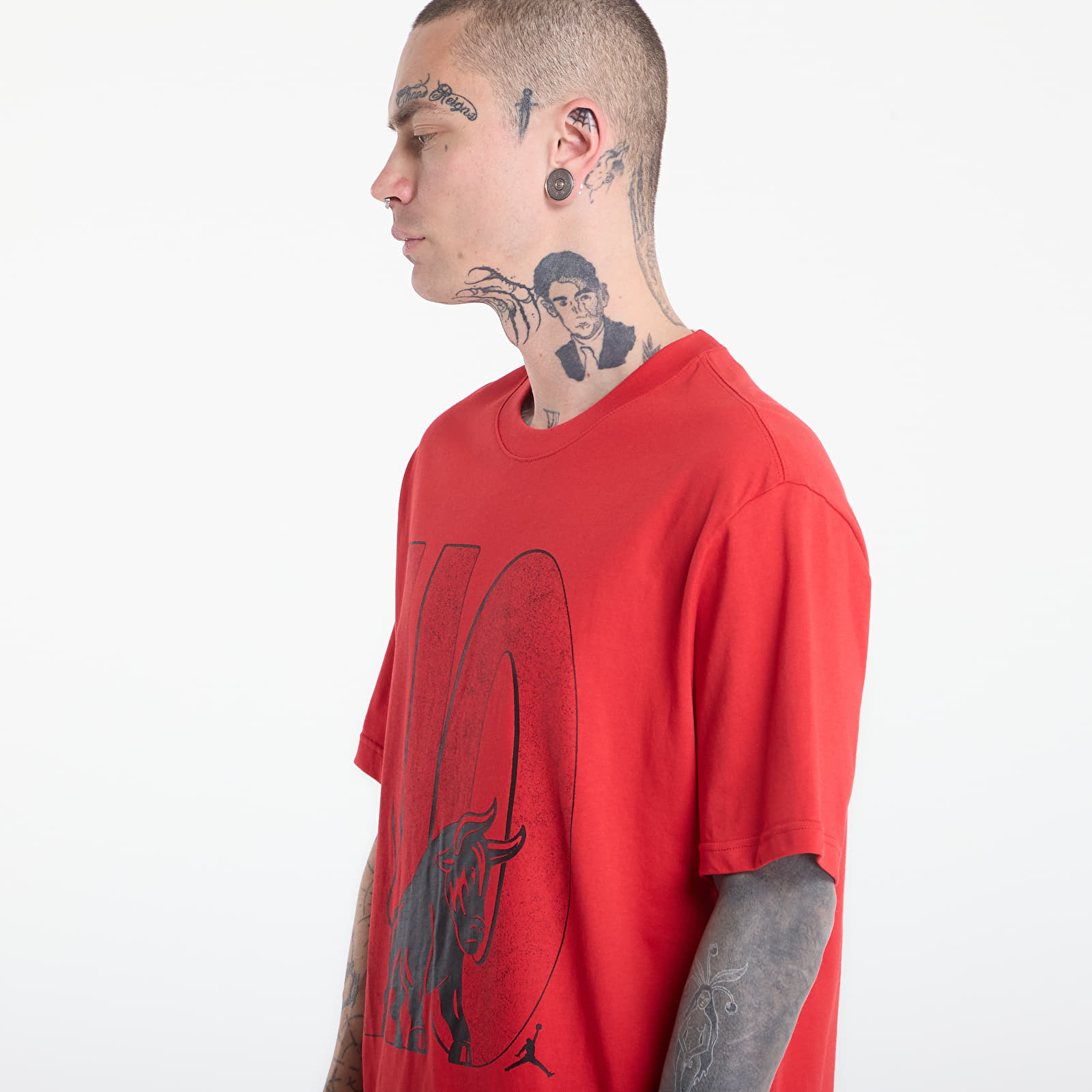 Футболки Jordan Brooklyn Men's T-Shirt Fire Red