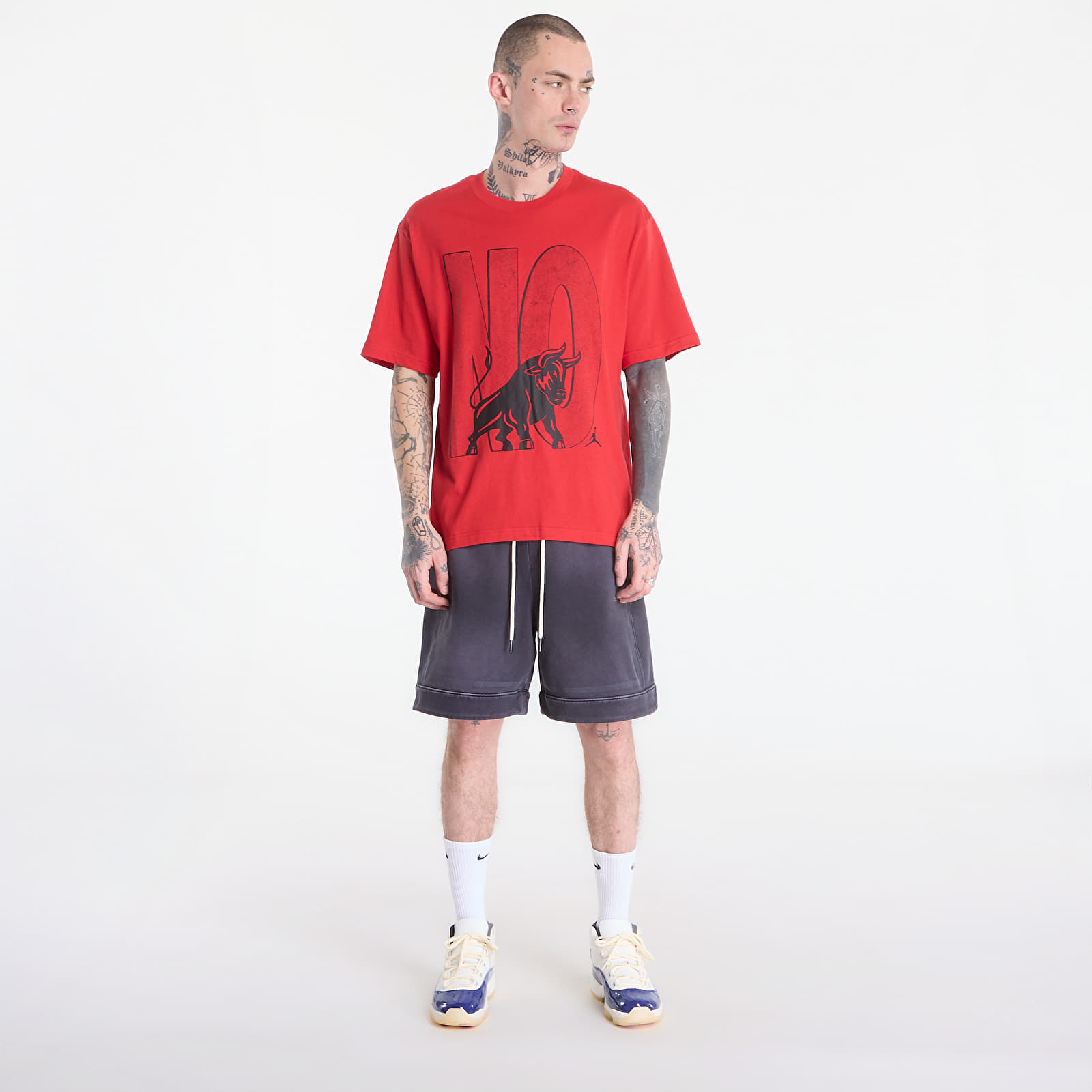 Футболки Jordan Brooklyn Men's T-Shirt Fire Red