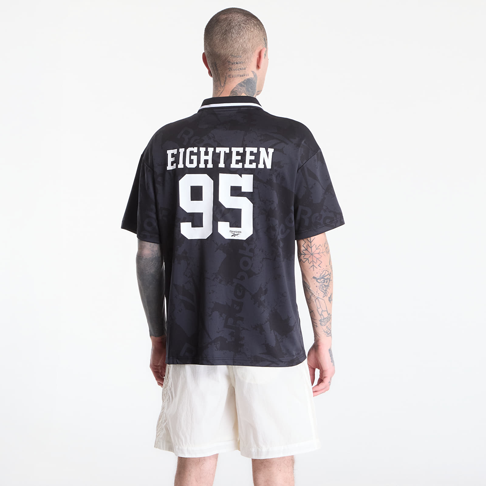 Camisetas Reebok Street Sport Football Jersey Black/White