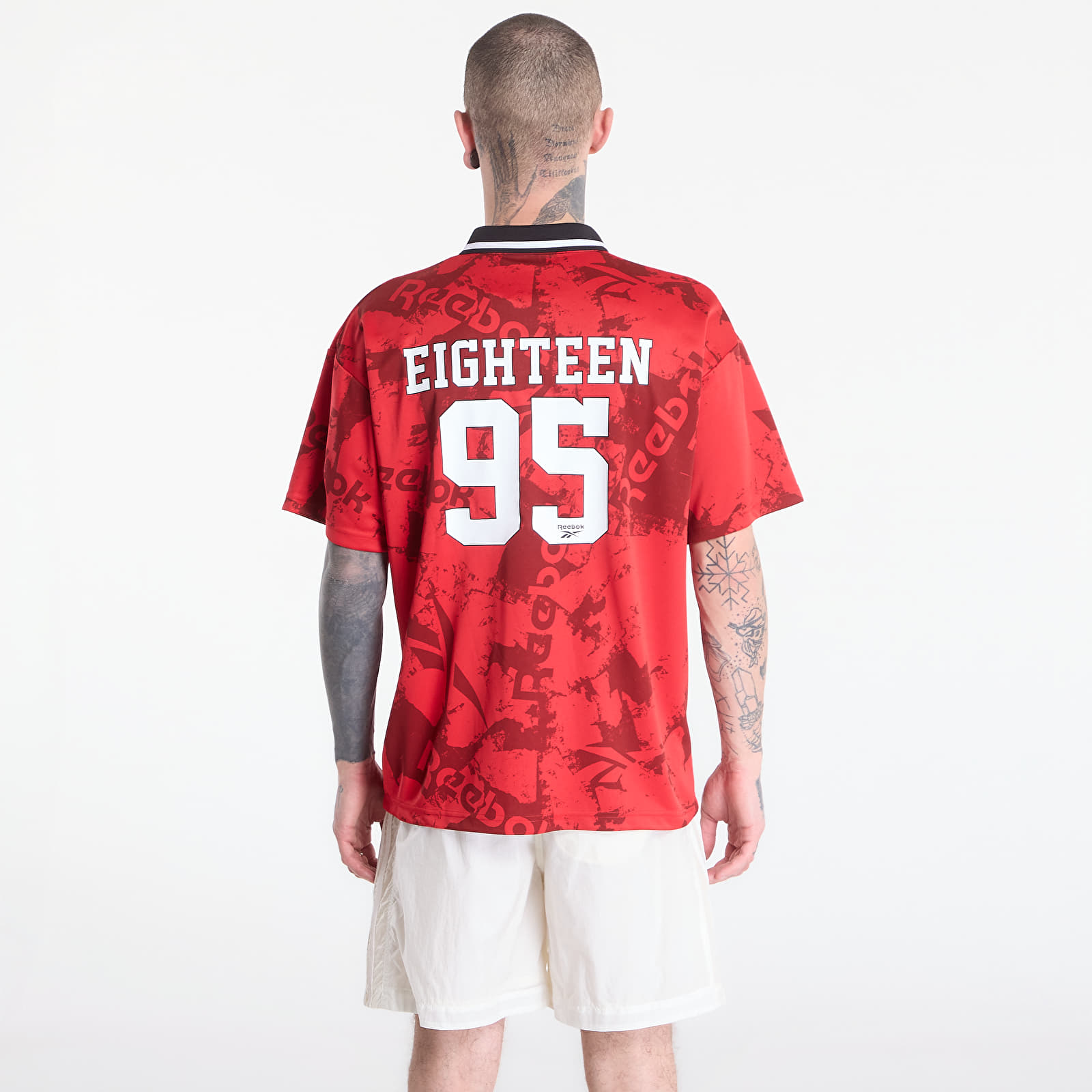 Camisetas Reebok Street Sport Football Jersey Vector Red/Black