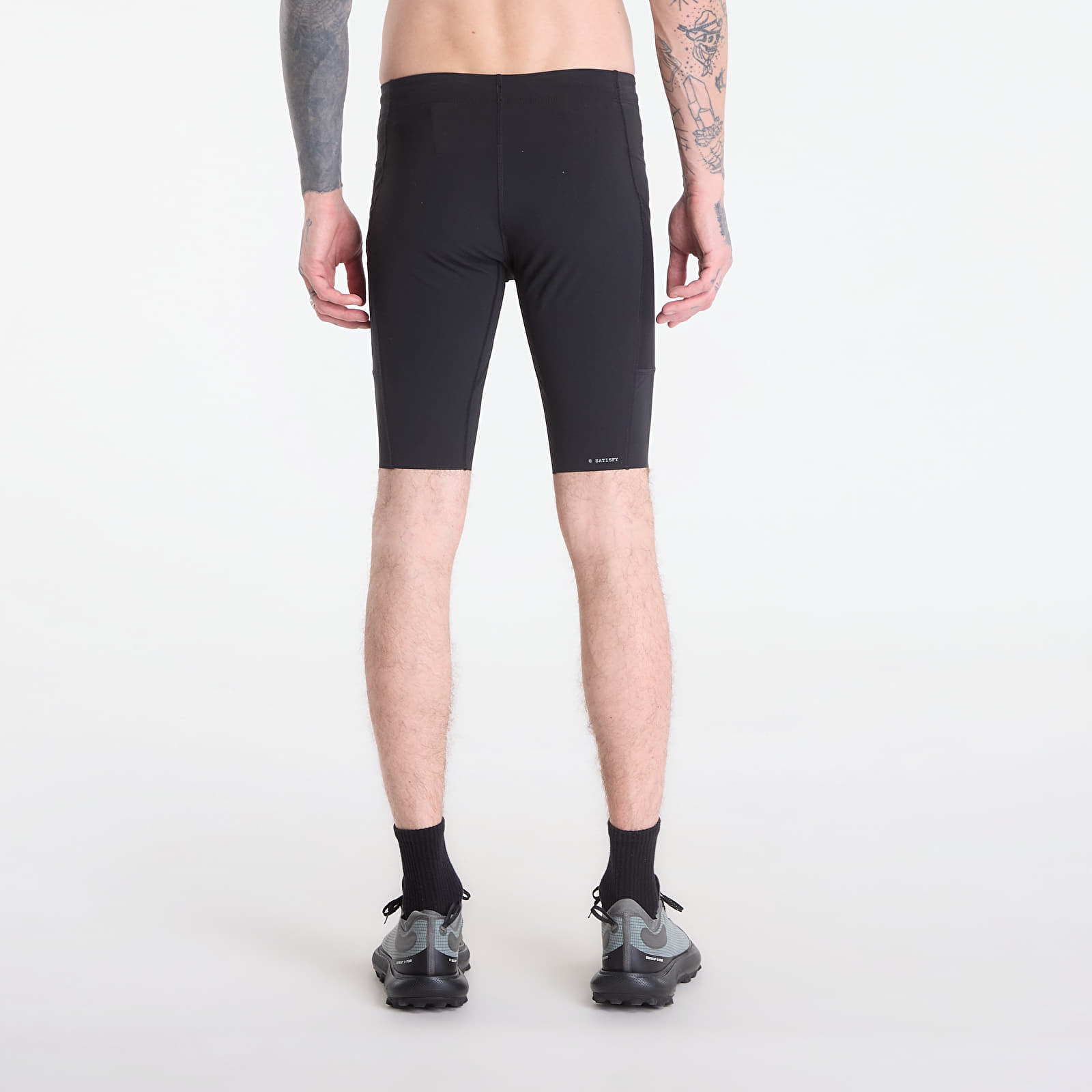 Pantalones cortos Satisfy TechSilk Evo 9 Half Tights Black