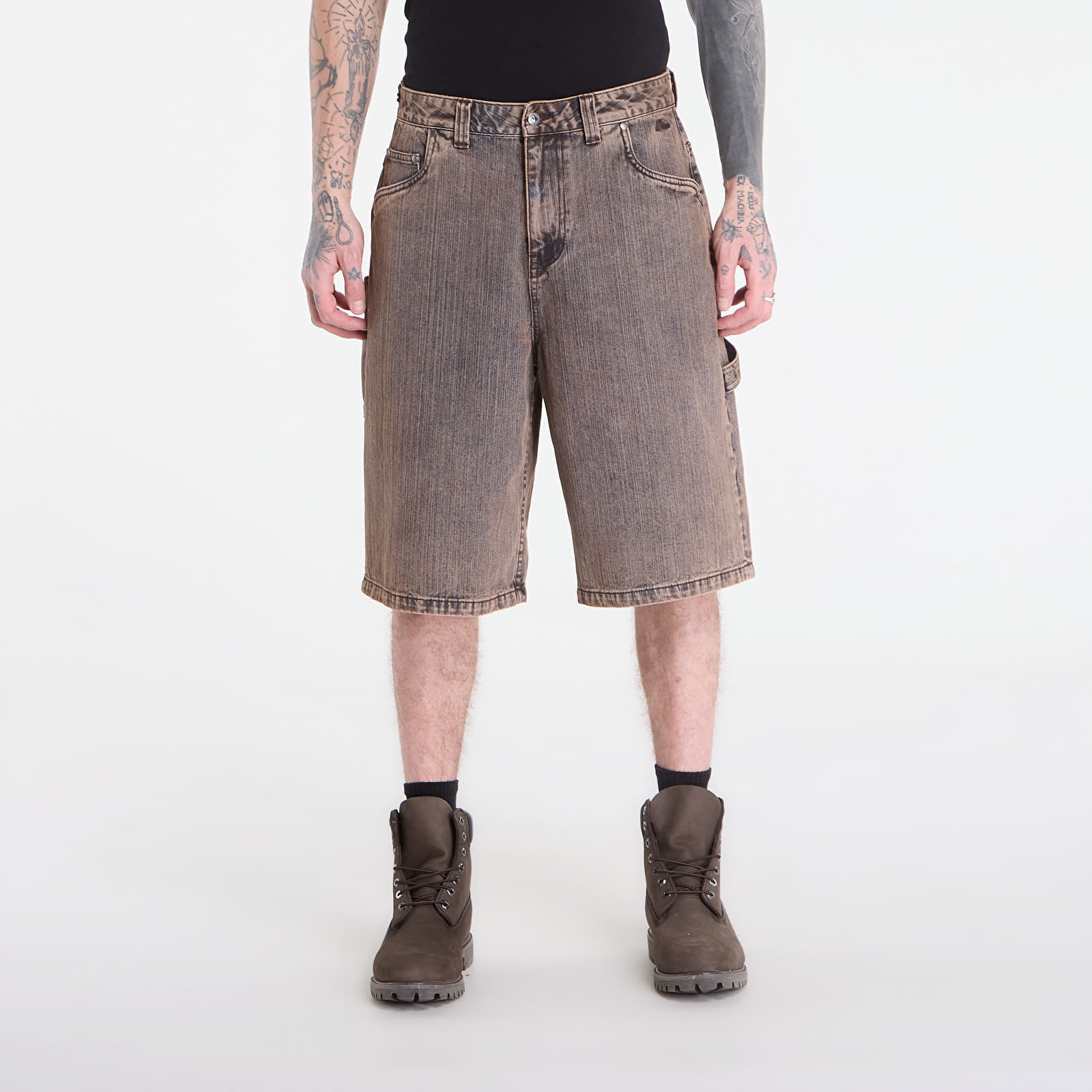 Къси панталони DIME Classic Denim Shorts Premium Brown 32