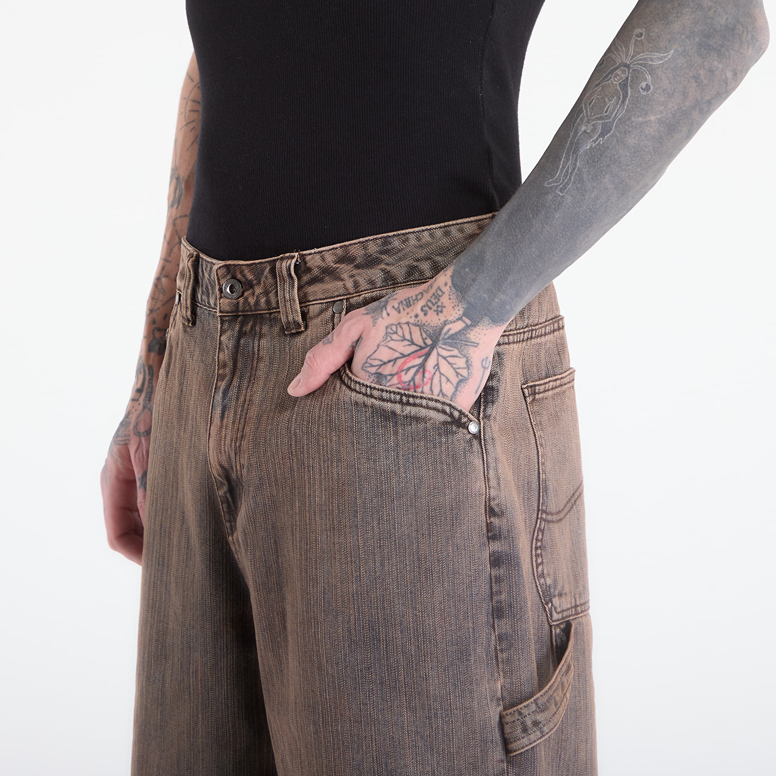 Kurzhosen DIME Classic Denim Shorts Premium Brown