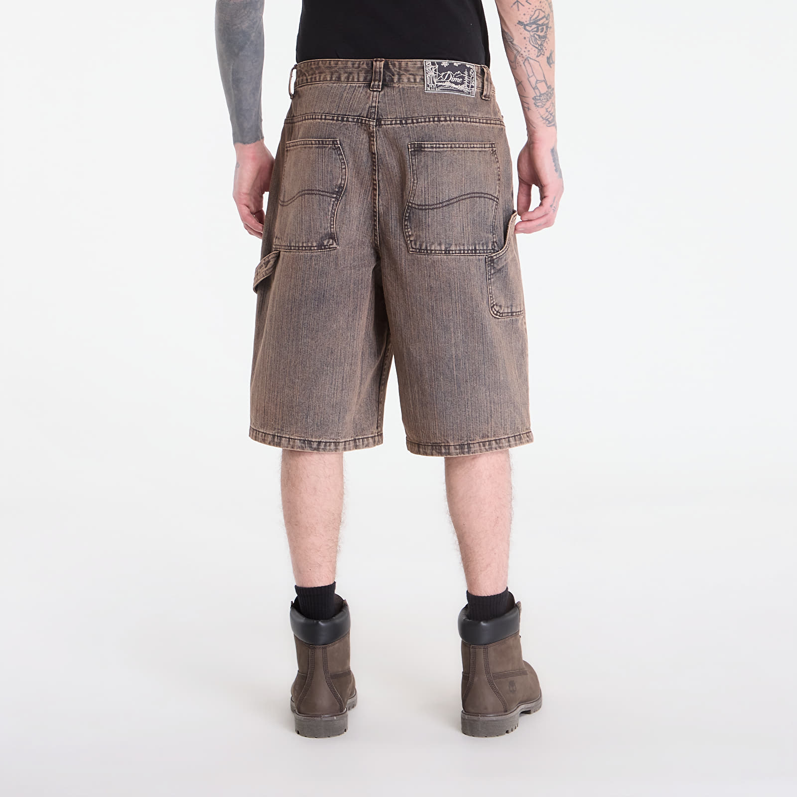 Kurzhosen DIME Classic Denim Shorts Premium Brown