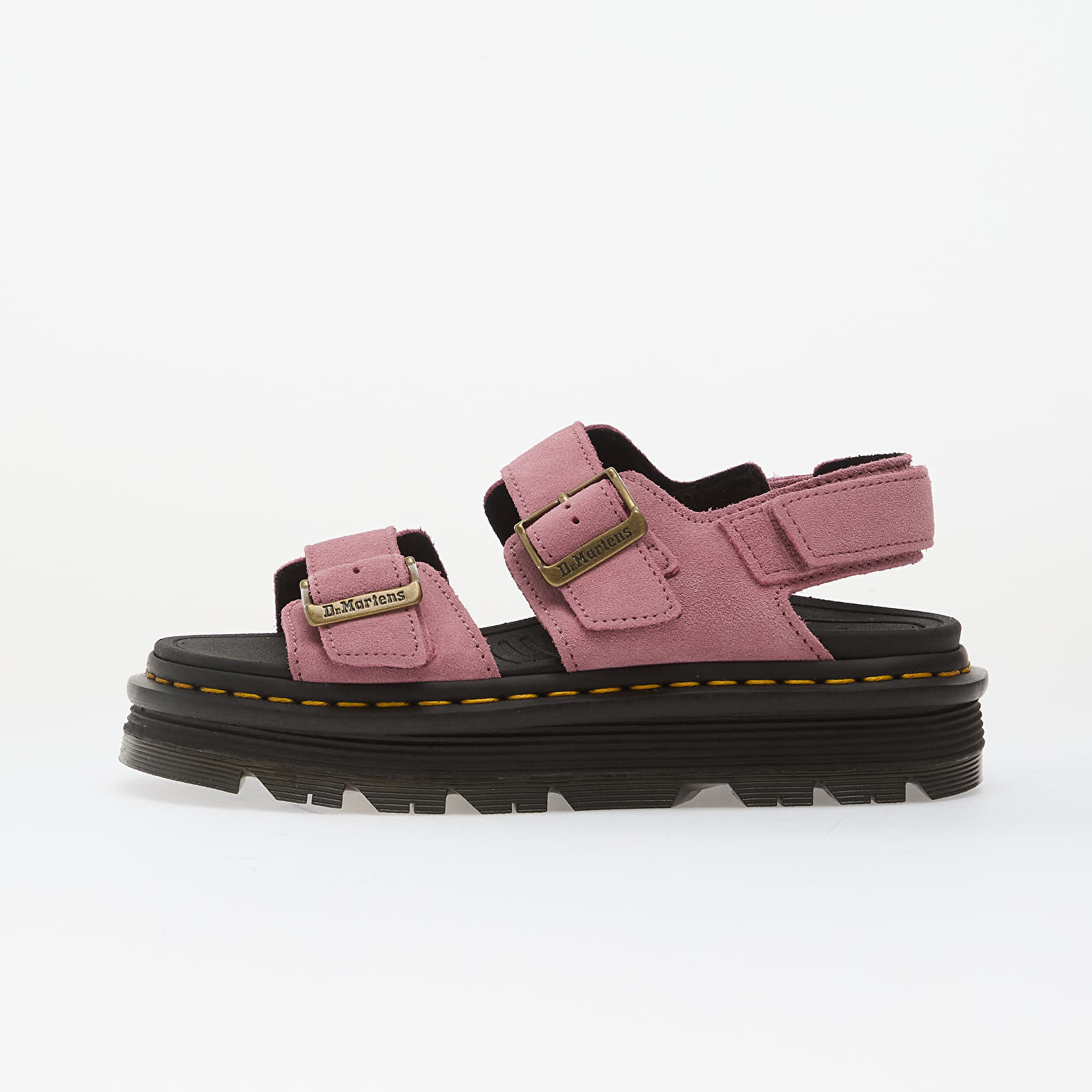 Ženske tenisice Dr. Martens Zebzag Sandal Suede Dusty Rose