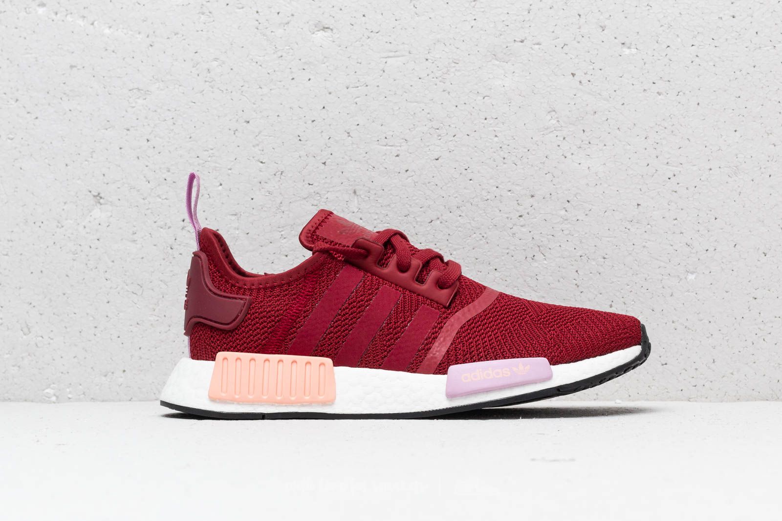 Women s shoes adidas NMD R1 W Collegiate Burgundy Collegiate Burgundy Clear Orange Footshop