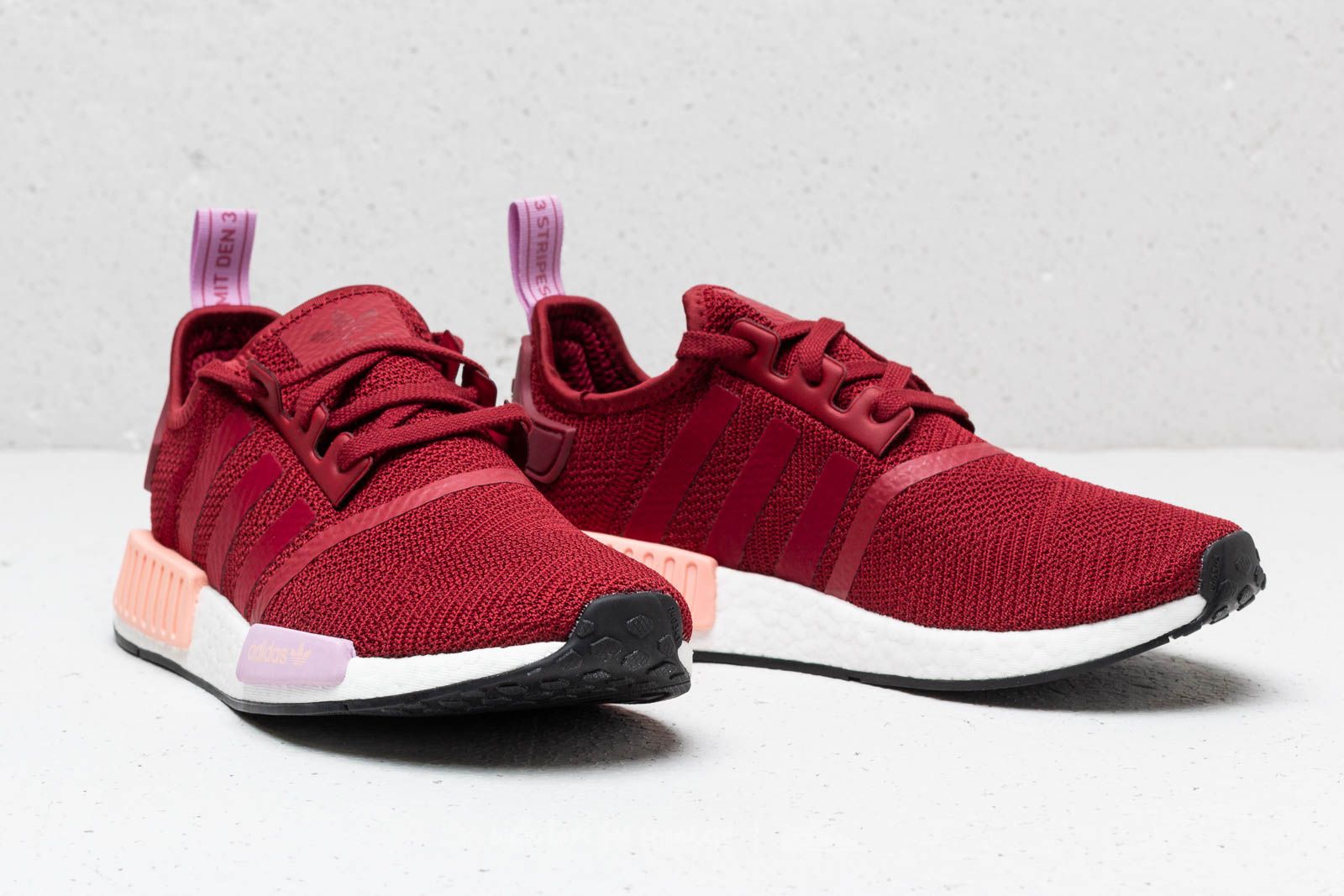 Adidas nmd r1 womens burgundy shop
