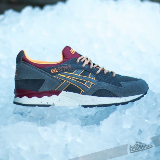 Asics gel lyte v navy red 2025