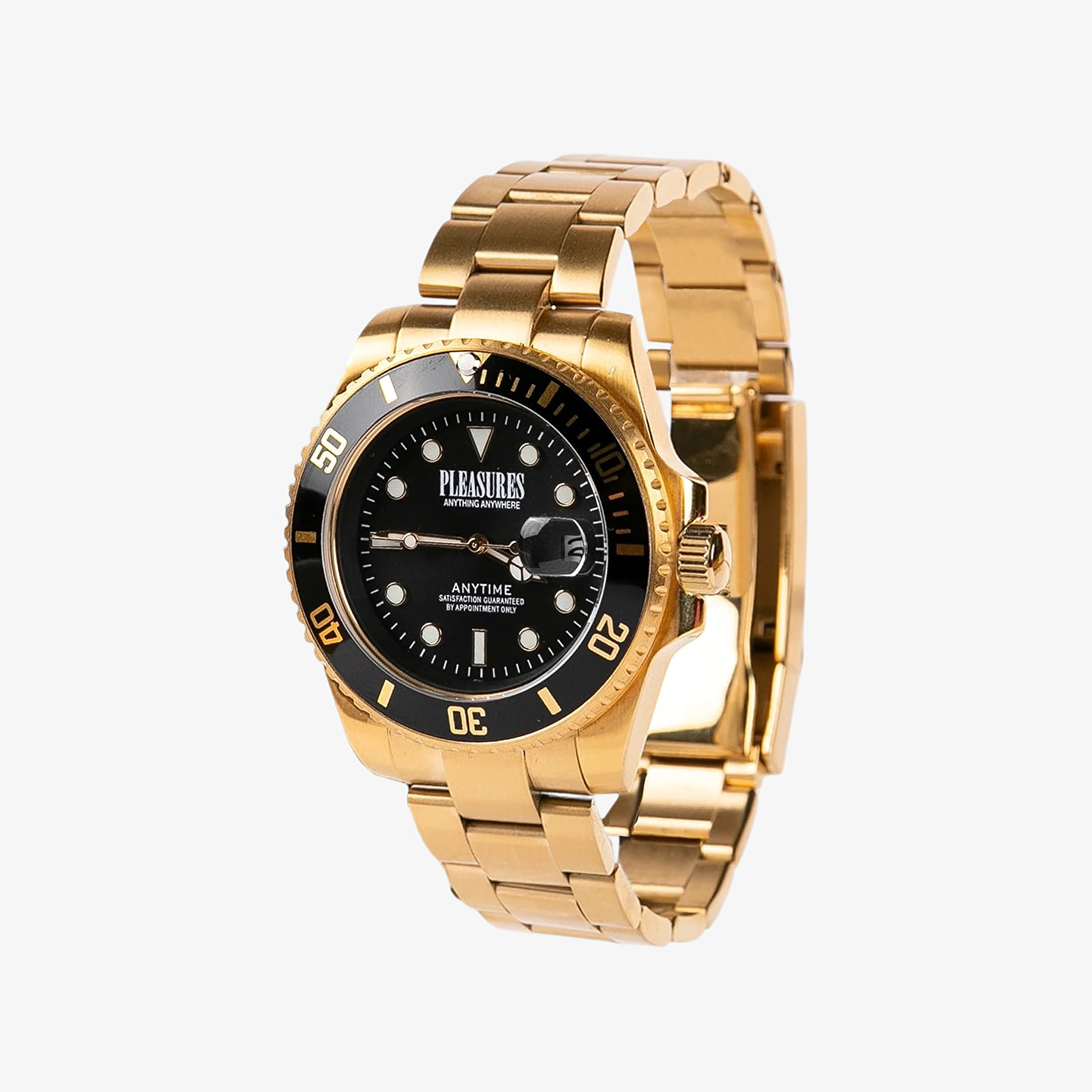 Herren Uhren PLEASURES Anytime Watch Gold/Black Gold/ Black