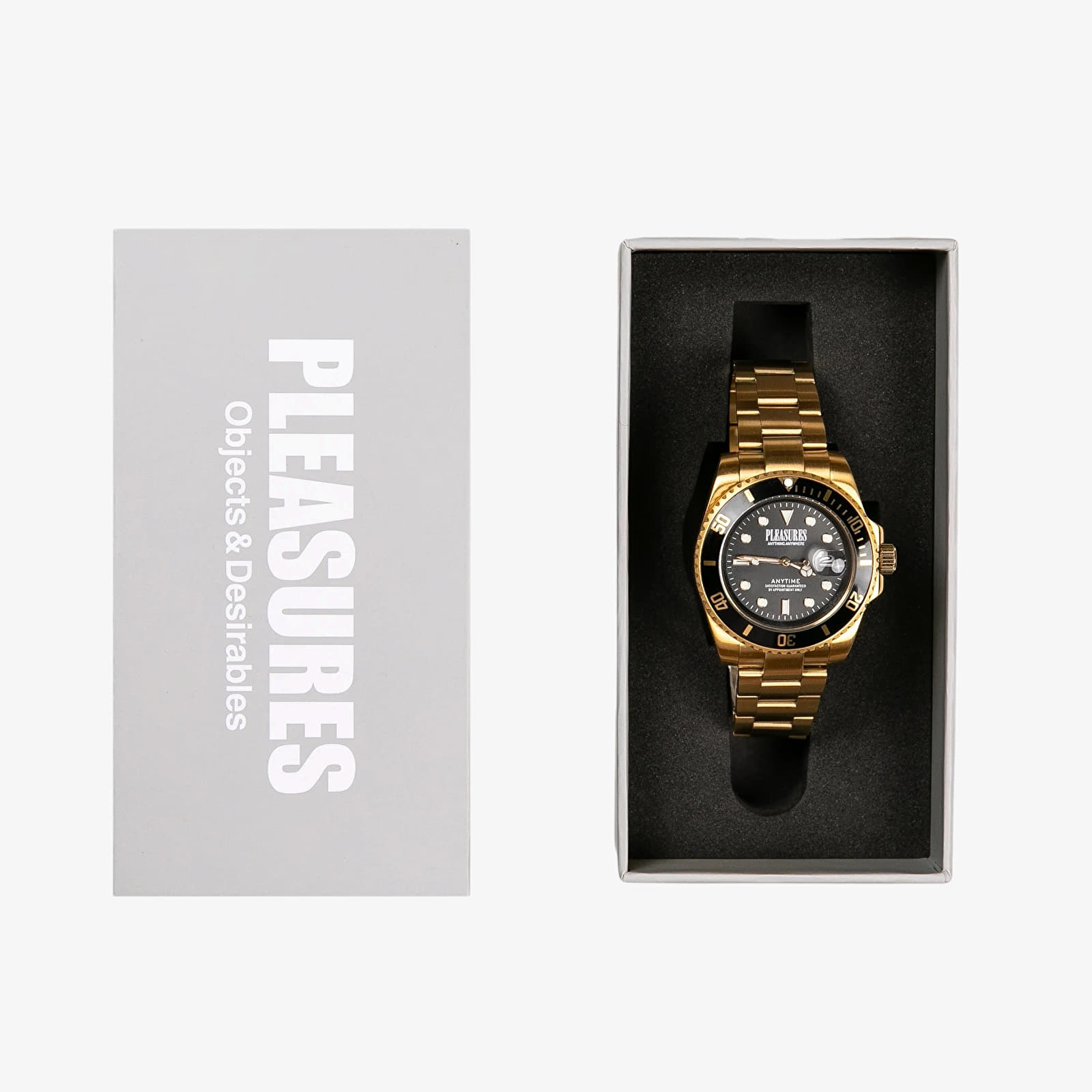 Herren Uhren PLEASURES Anytime Watch Gold/Black Gold/ Black