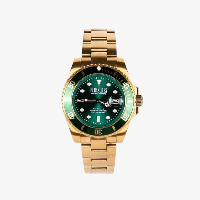 Herren Uhren PLEASURES Anytime Watch Gold/Green Gold/ Green