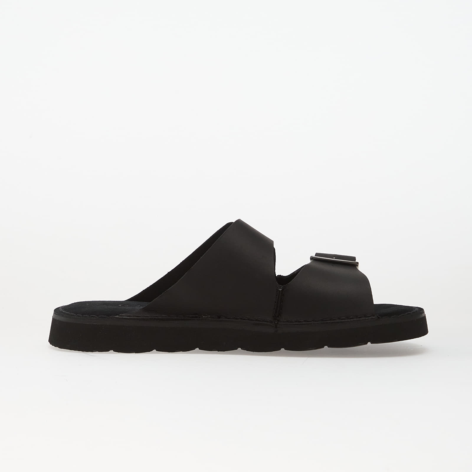 Pánské tenisky a boty Clarks Solsbury Strap Black Leather
