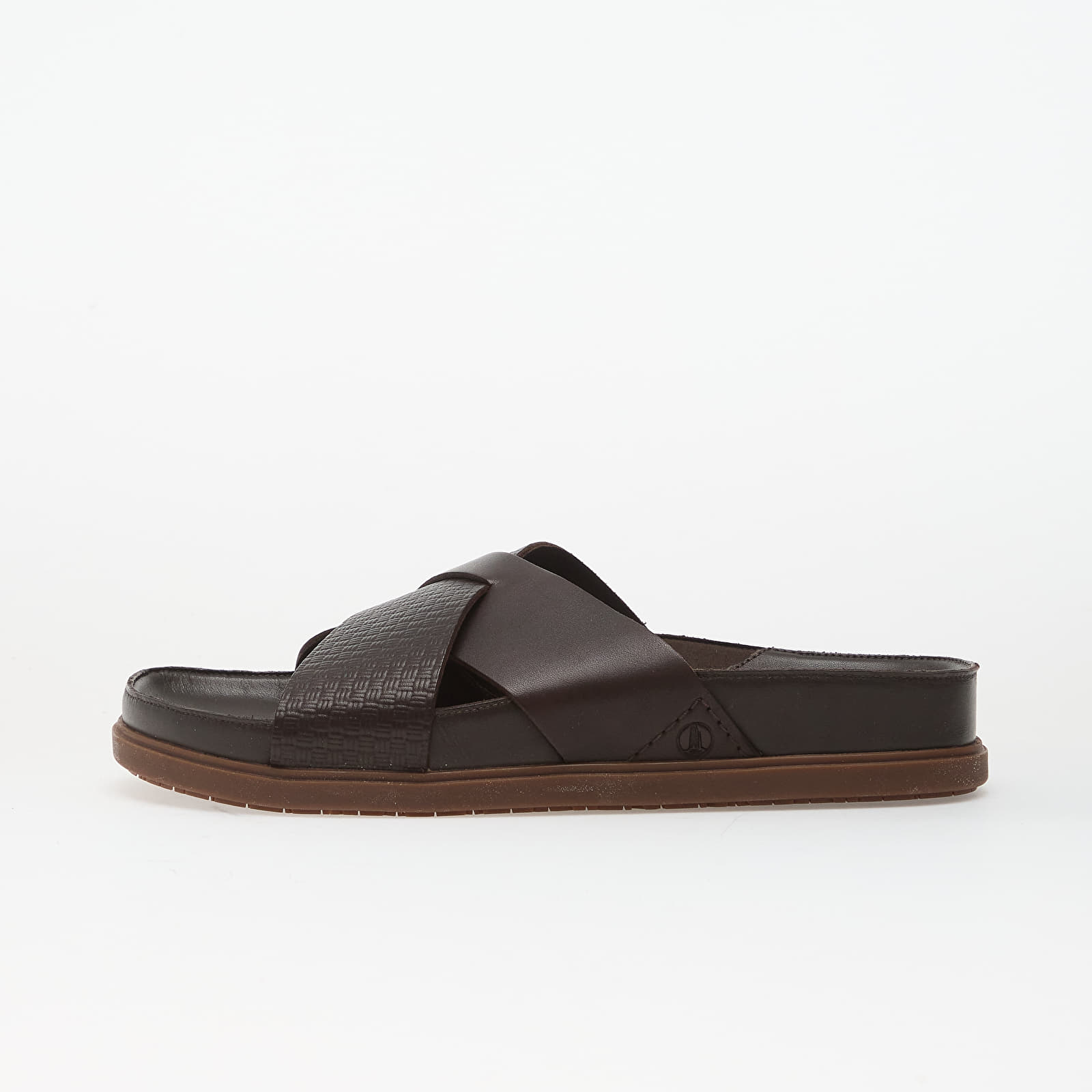 Pánské tenisky a boty Clarks Torford Cross Brown Leather