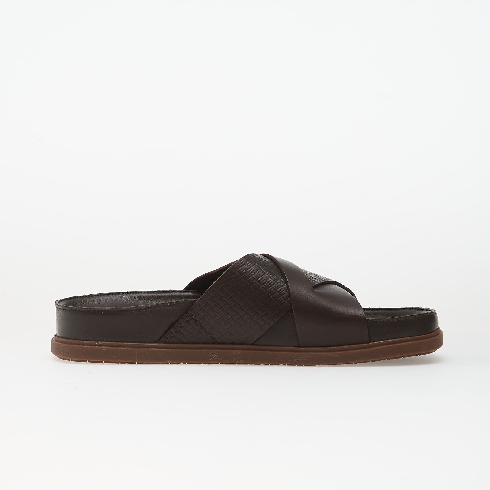 Pánské tenisky a boty Clarks Torford Cross Brown Leather