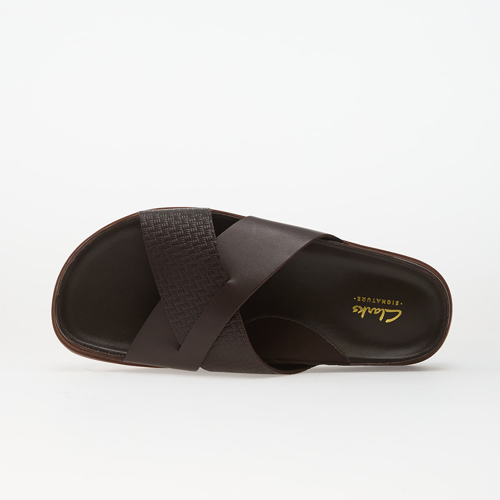 Pánské tenisky a boty Clarks Torford Cross Brown Leather