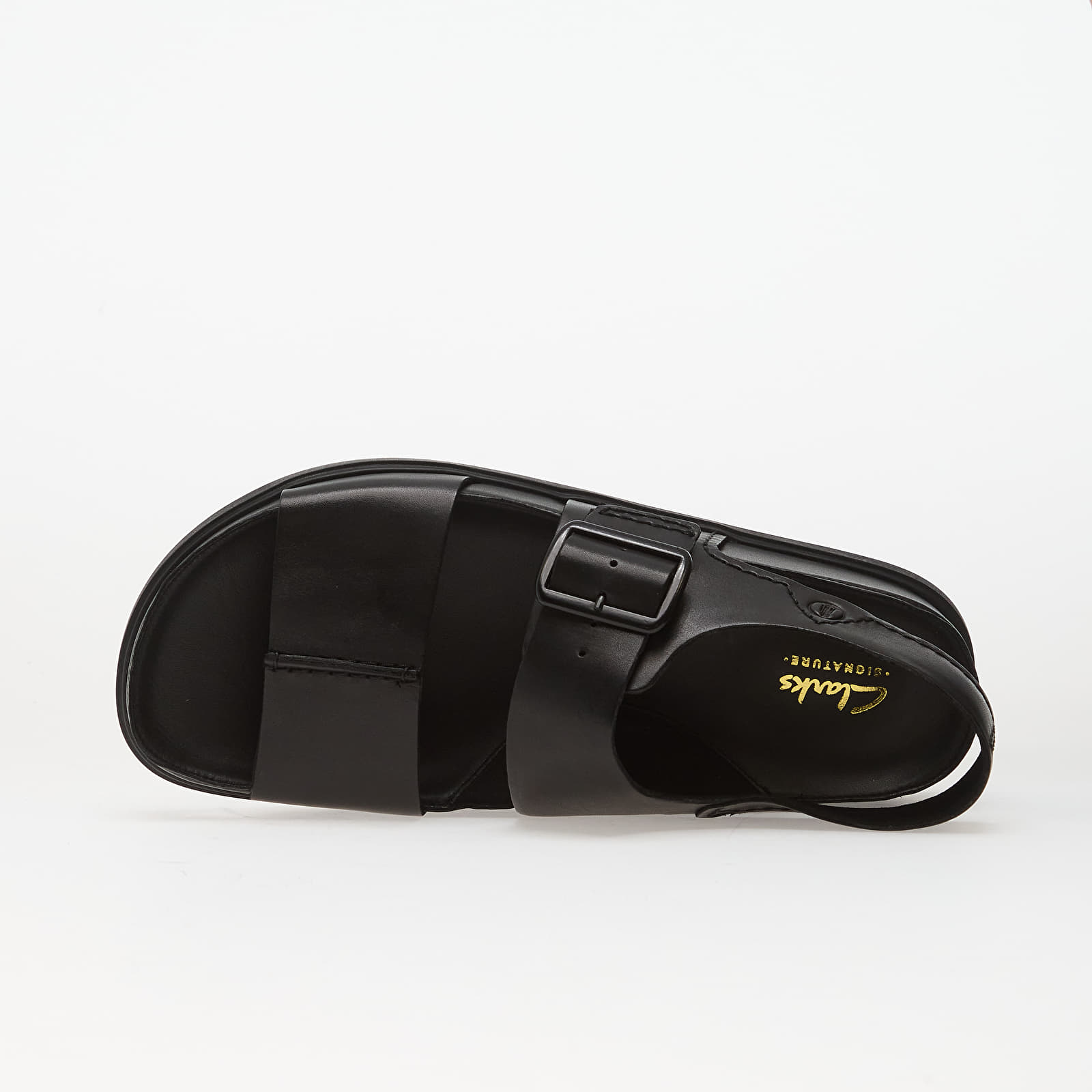 Pánské tenisky a boty Clarks Torford Strap Black Leather