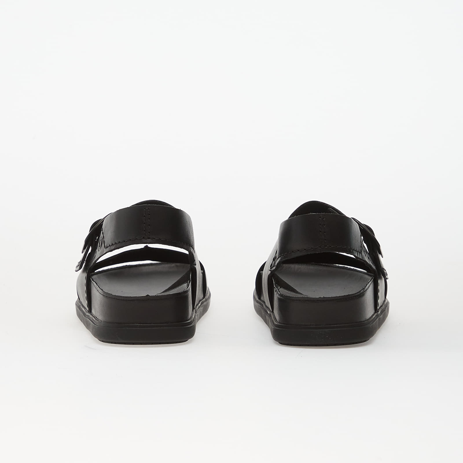 Pánské tenisky a boty Clarks Torford Strap Black Leather