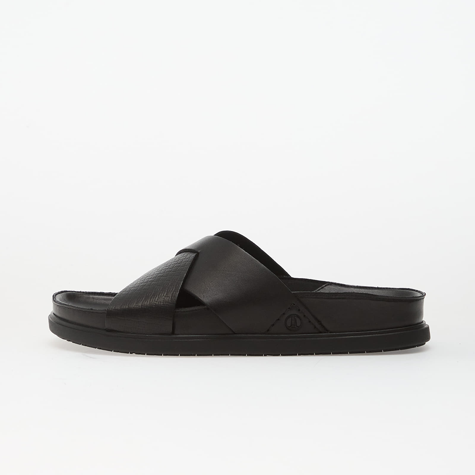 Pánské tenisky a boty Clarks Torford Cross Black Leather