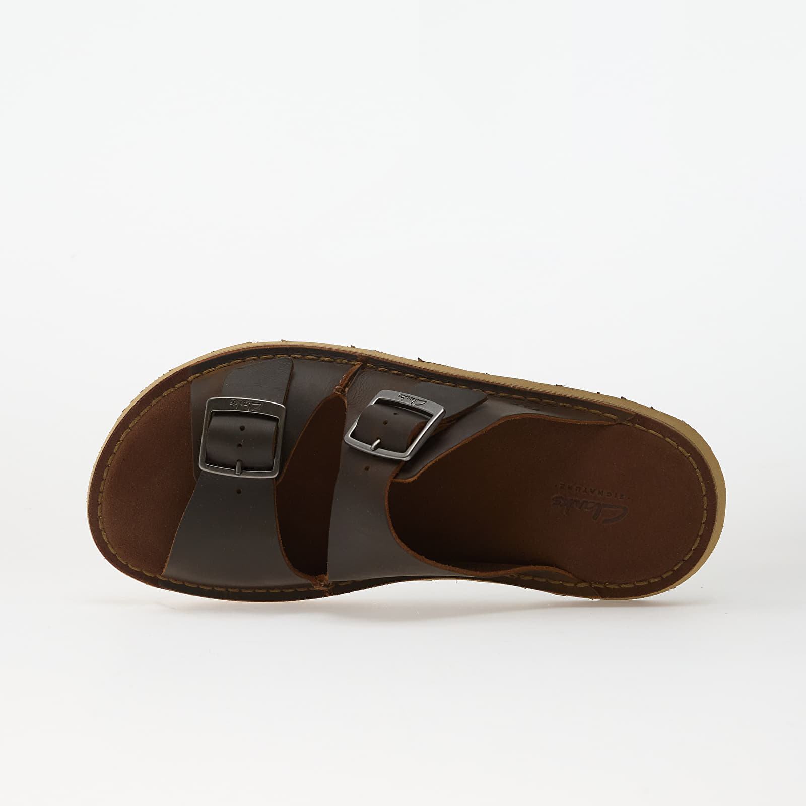 Pánské tenisky a boty Clarks Solsbury Strap Beeswax Leather