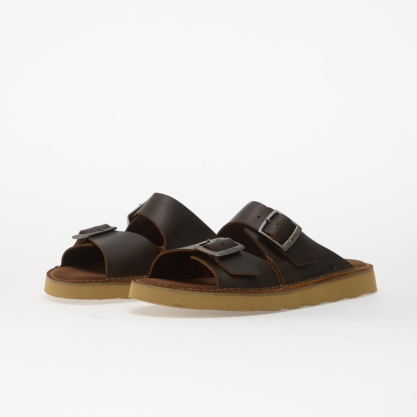 Pánské tenisky a boty Clarks Solsbury Strap Beeswax Leather
