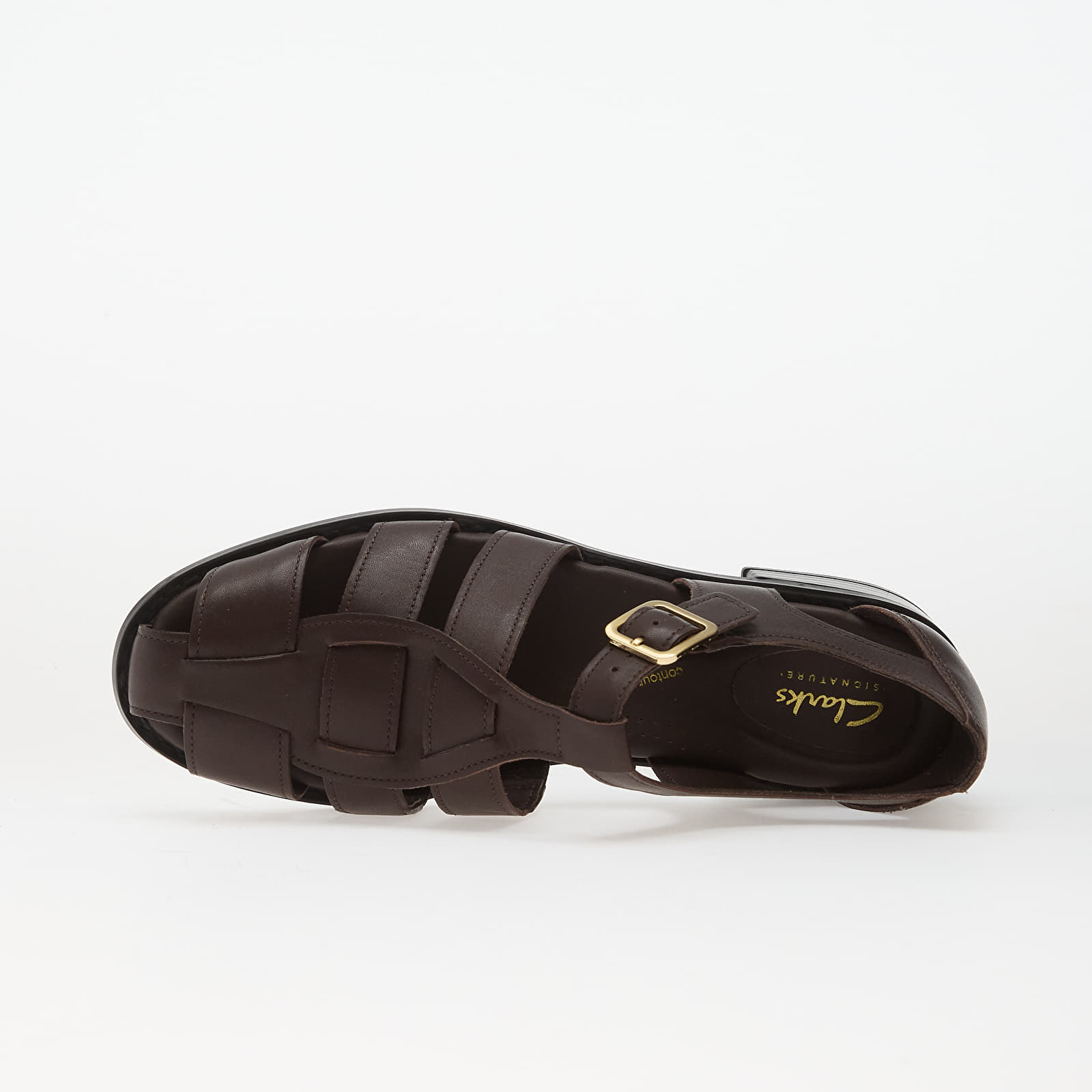 Dámské tenisky a boty Clarks Hana Sun Dark Brown Leather