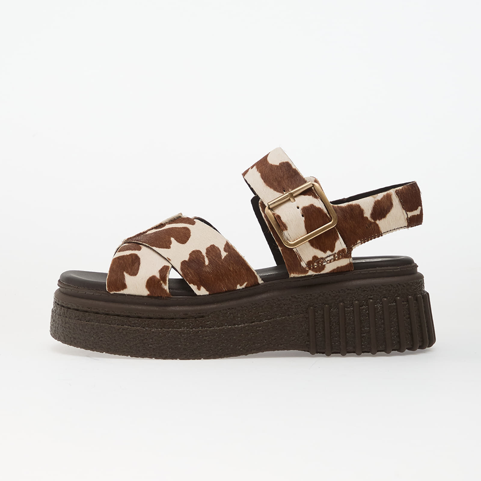 Levně Tenisky Clarks Evamar Wish Cow Print