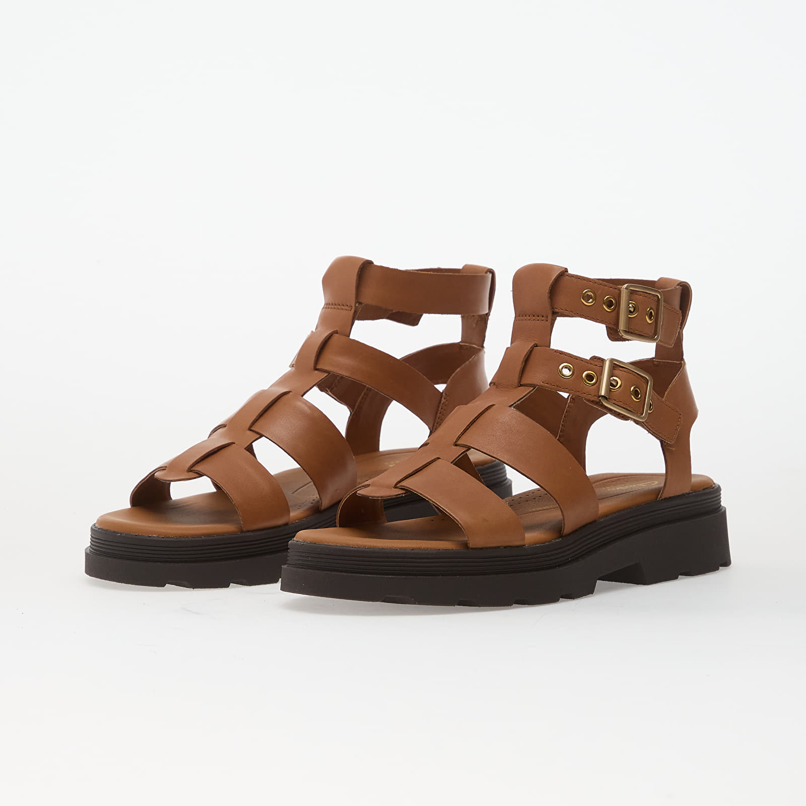 Skor för kvinnor Clarks Orinoco3 Cove Tan Leather