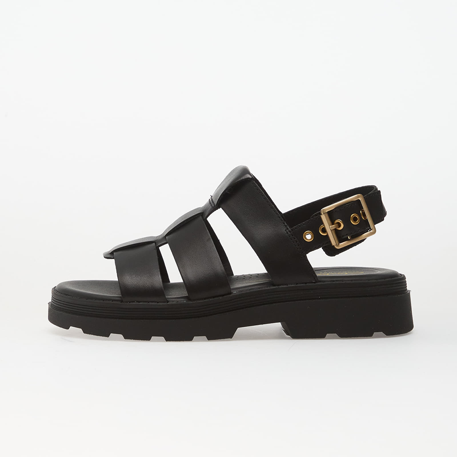 Levně Tenisky Clarks Orinoco3 Strap Black Leather