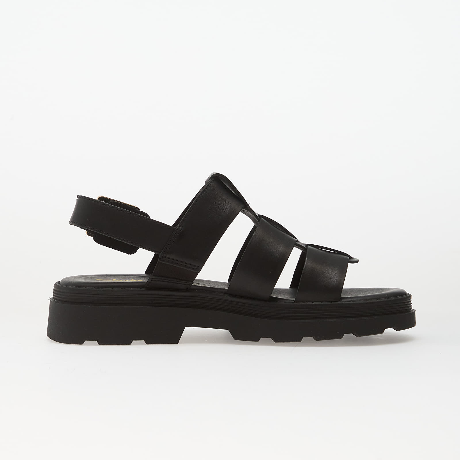 Dámské tenisky a boty Clarks Orinoco3 Strap Black Leather