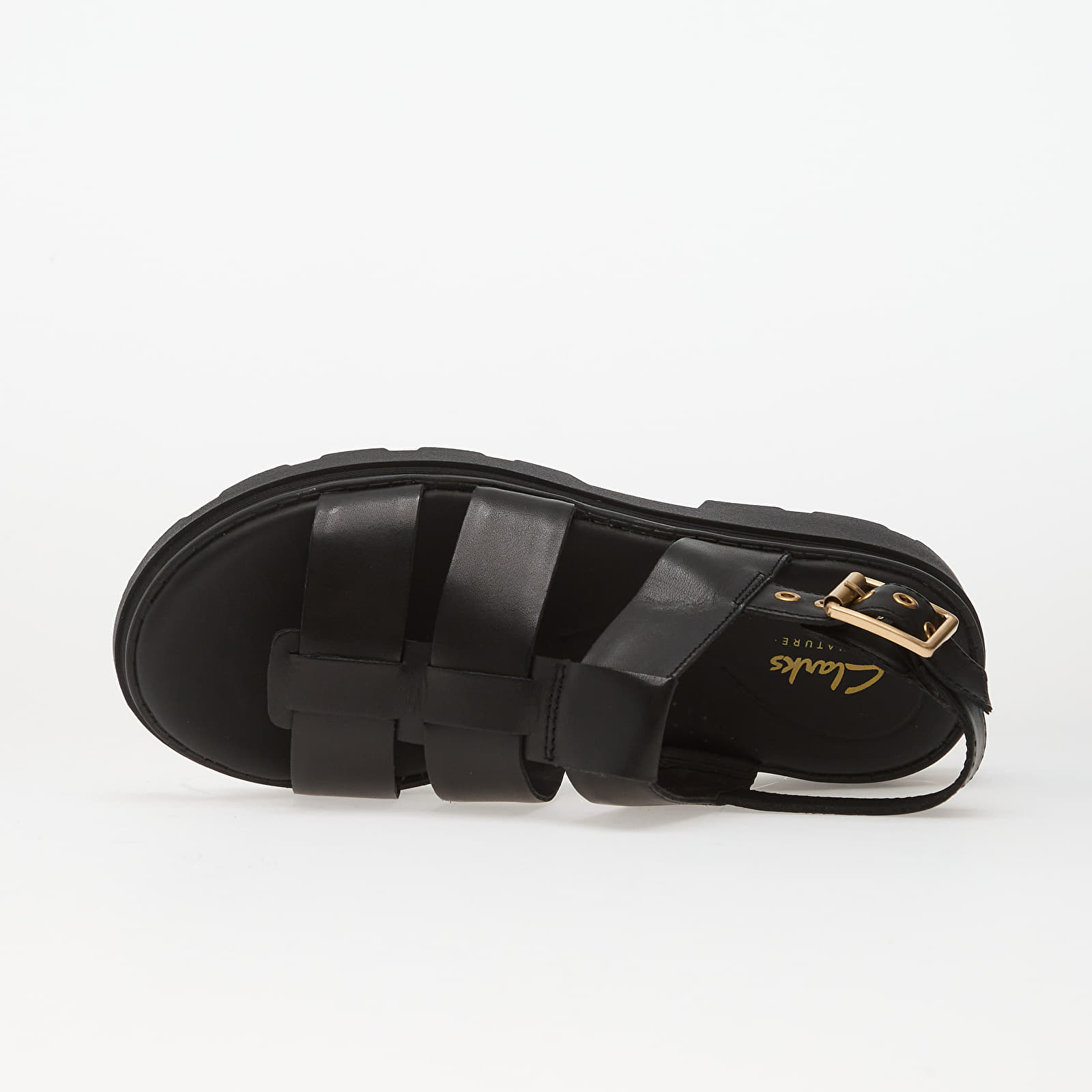 Dámské tenisky a boty Clarks Orinoco3 Strap Black Leather