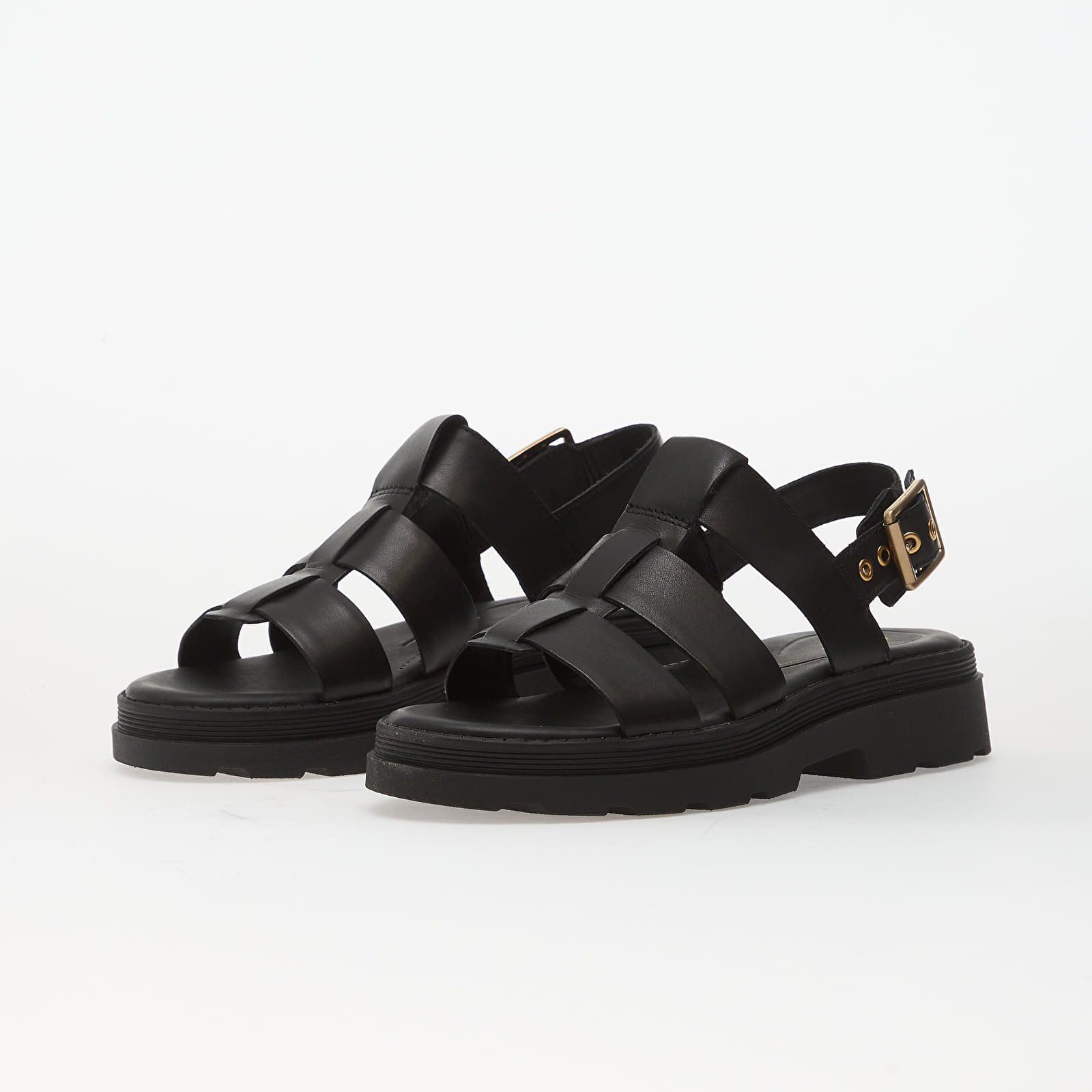 Dámské tenisky a boty Clarks Orinoco3 Strap Black Leather