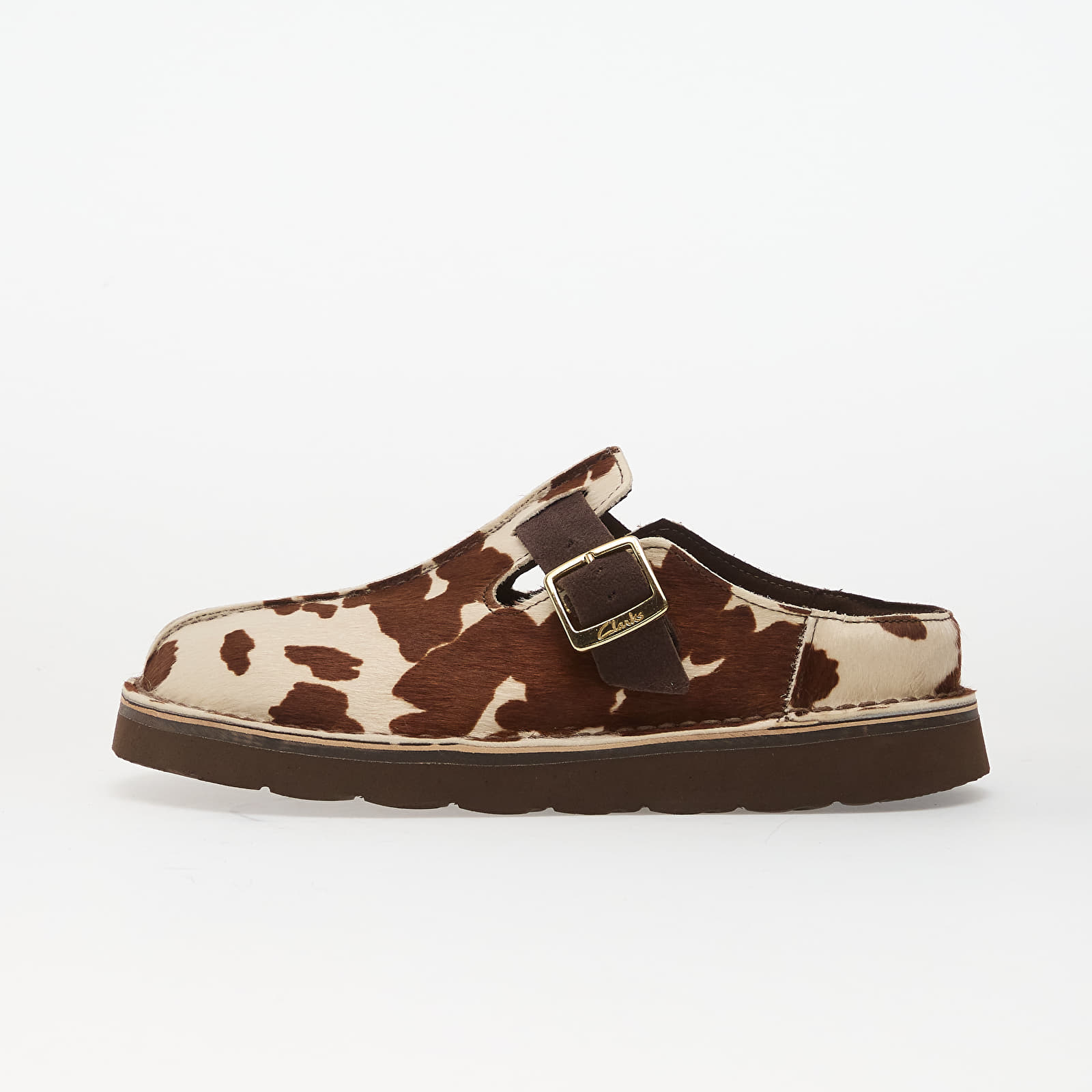 Skor för kvinnor Clarks Solsbury Mule Cow Print