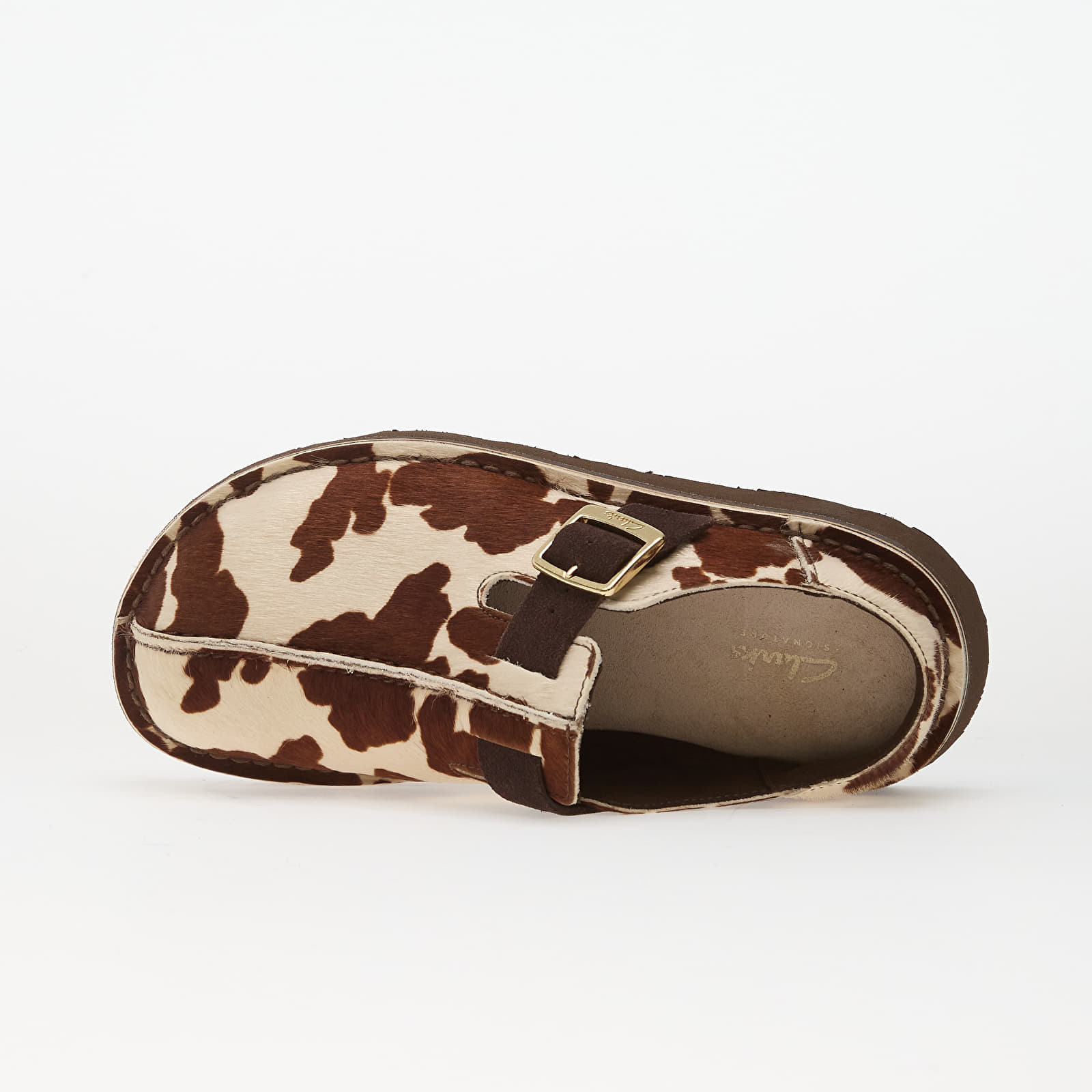Skor för kvinnor Clarks Solsbury Mule Cow Print