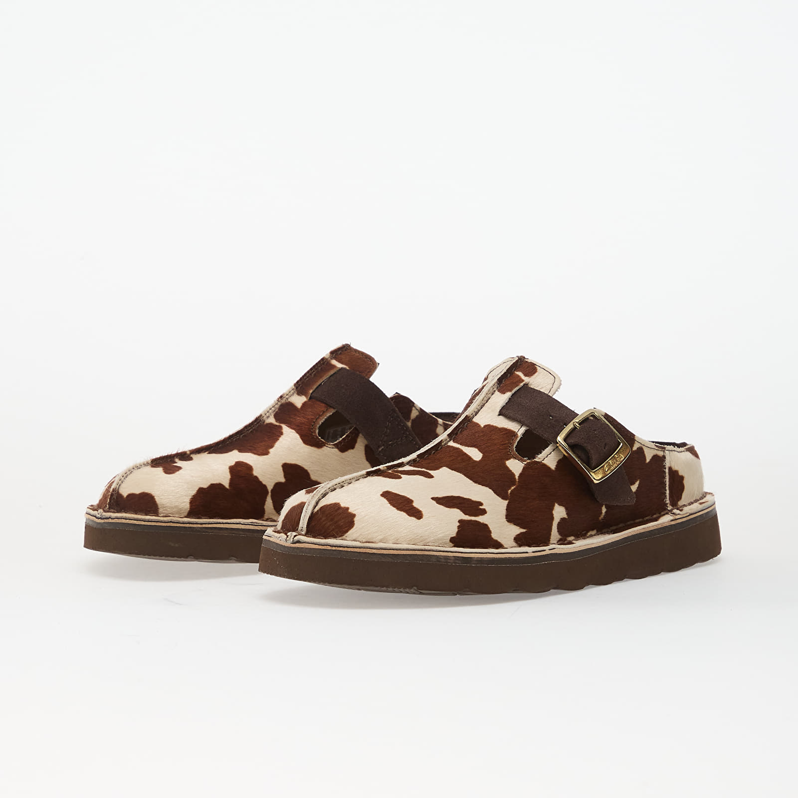 Skor för kvinnor Clarks Solsbury Mule Cow Print