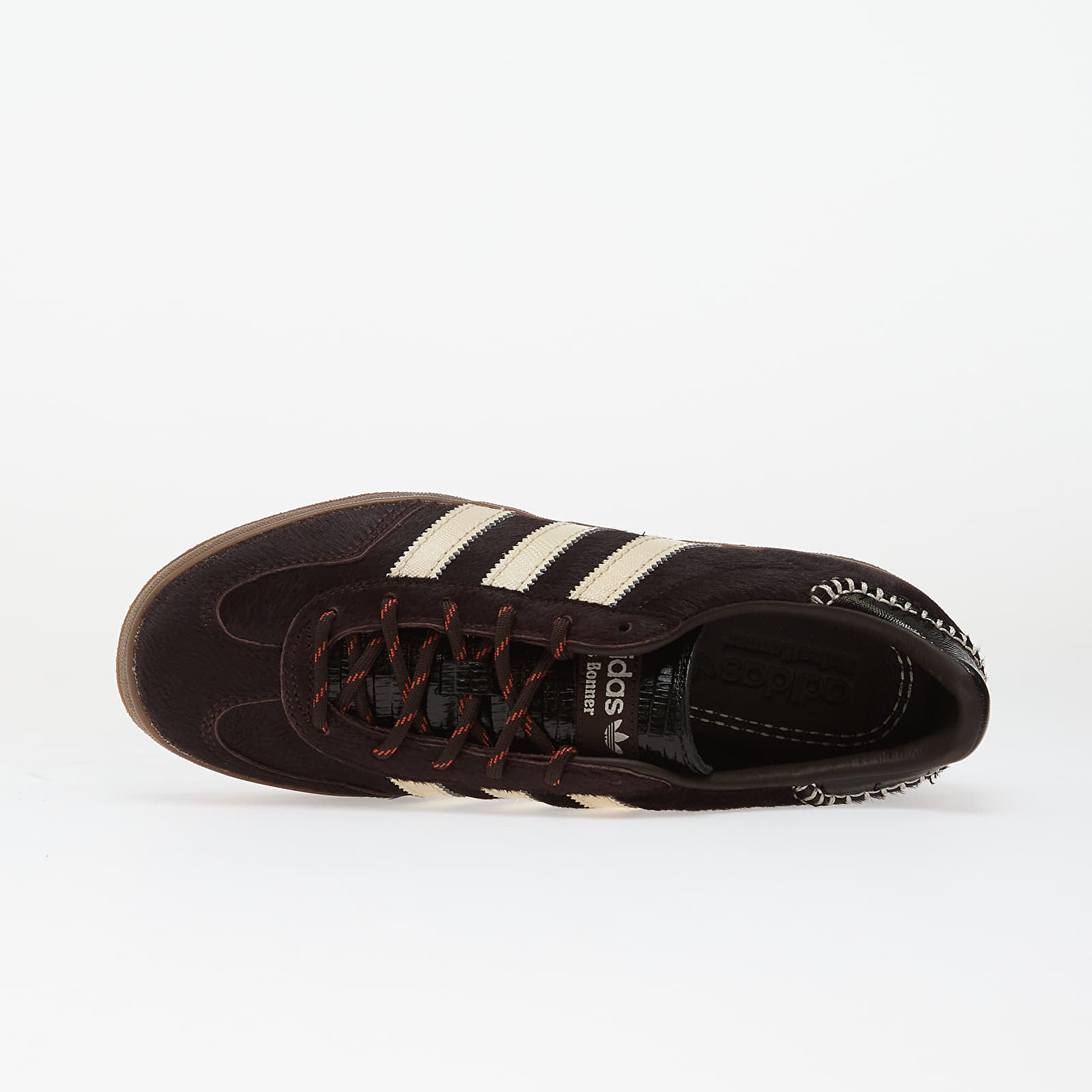 Chaussures et baskets homme adidas x Wales Bonner Gazelle Pony Aurora Coffee/ Wonder White/ Core Black