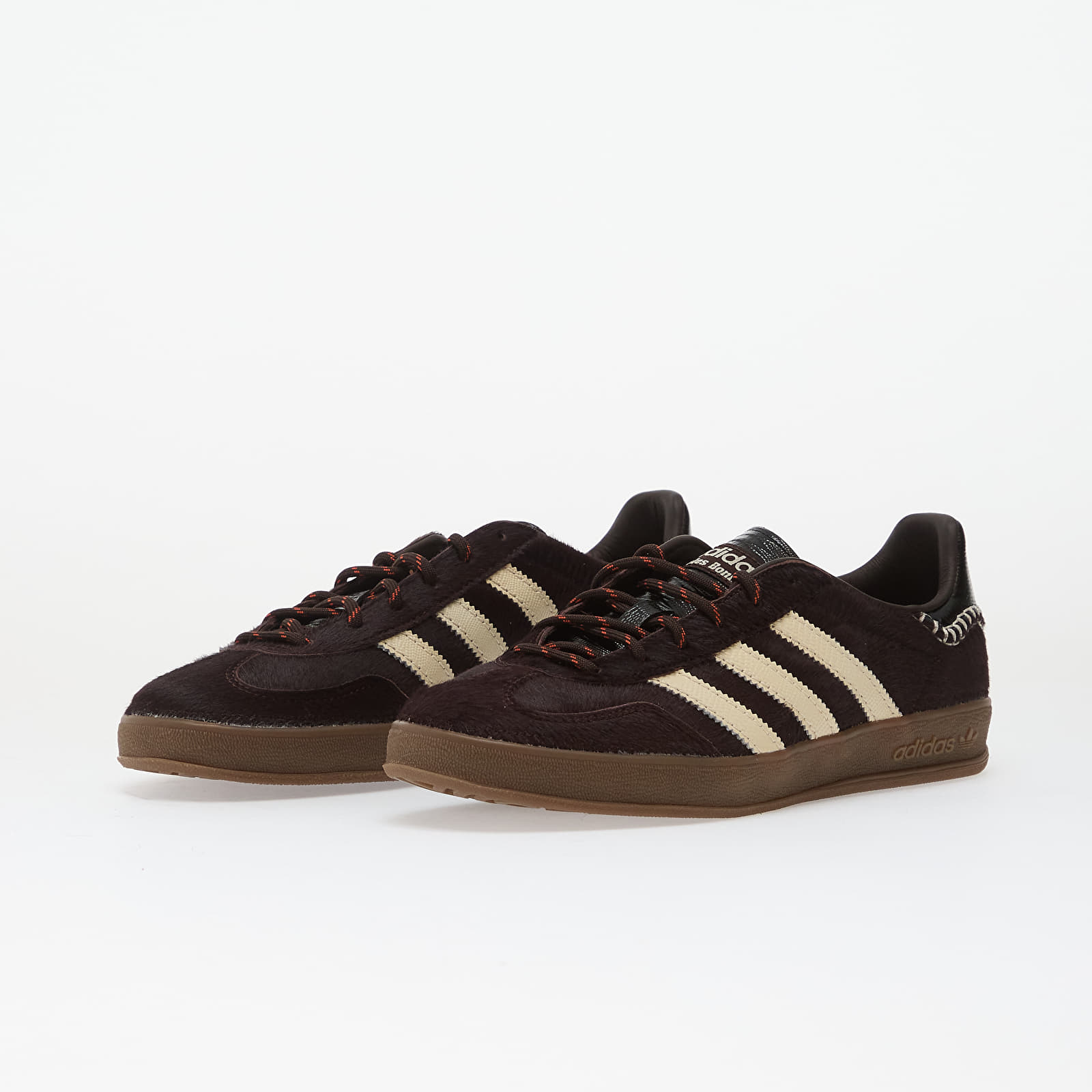 Chaussures et baskets homme adidas x Wales Bonner Gazelle Pony Aurora Coffee/ Wonder White/ Core Black