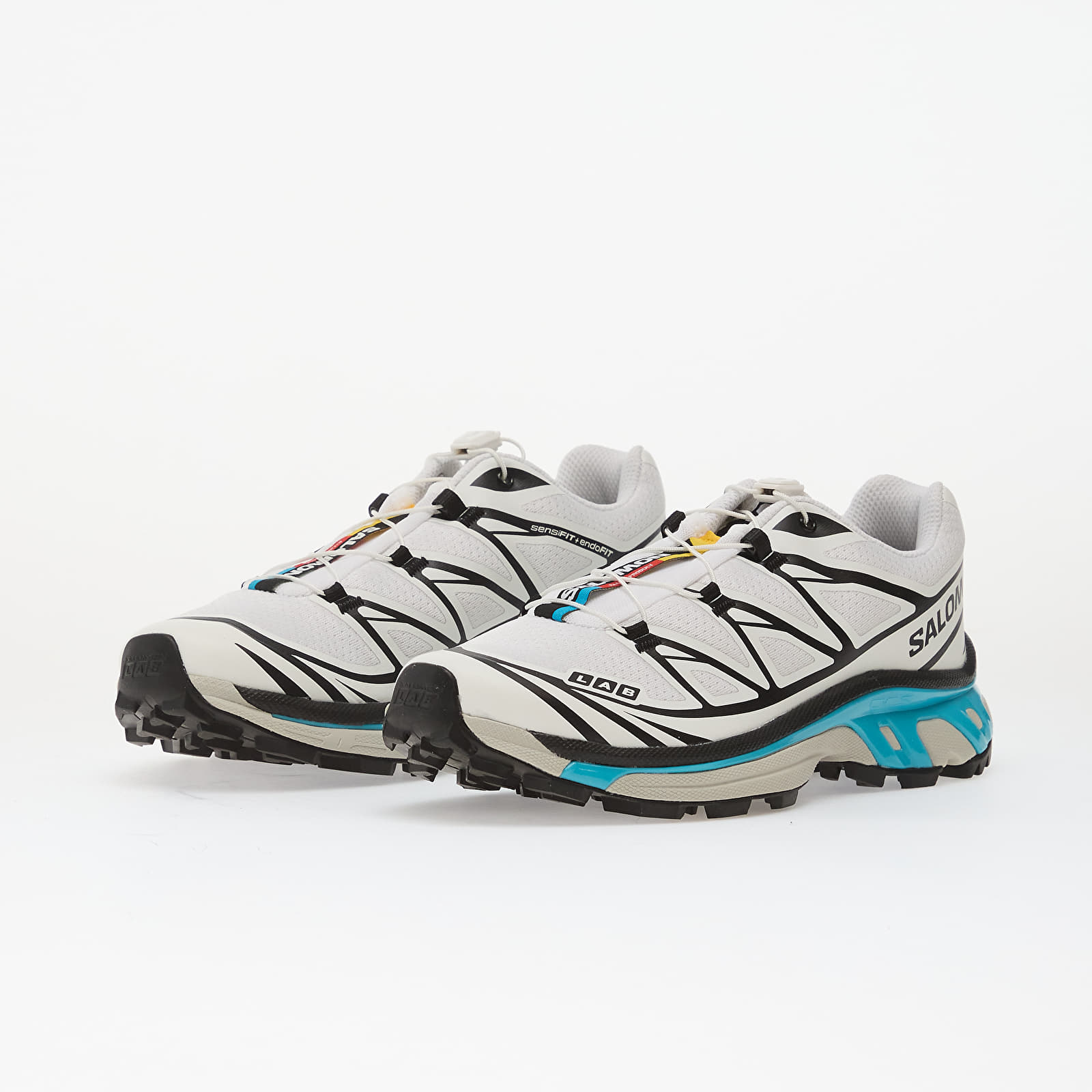 Buty męskie Salomon XT-6 Black/ White/ Blue Curacao